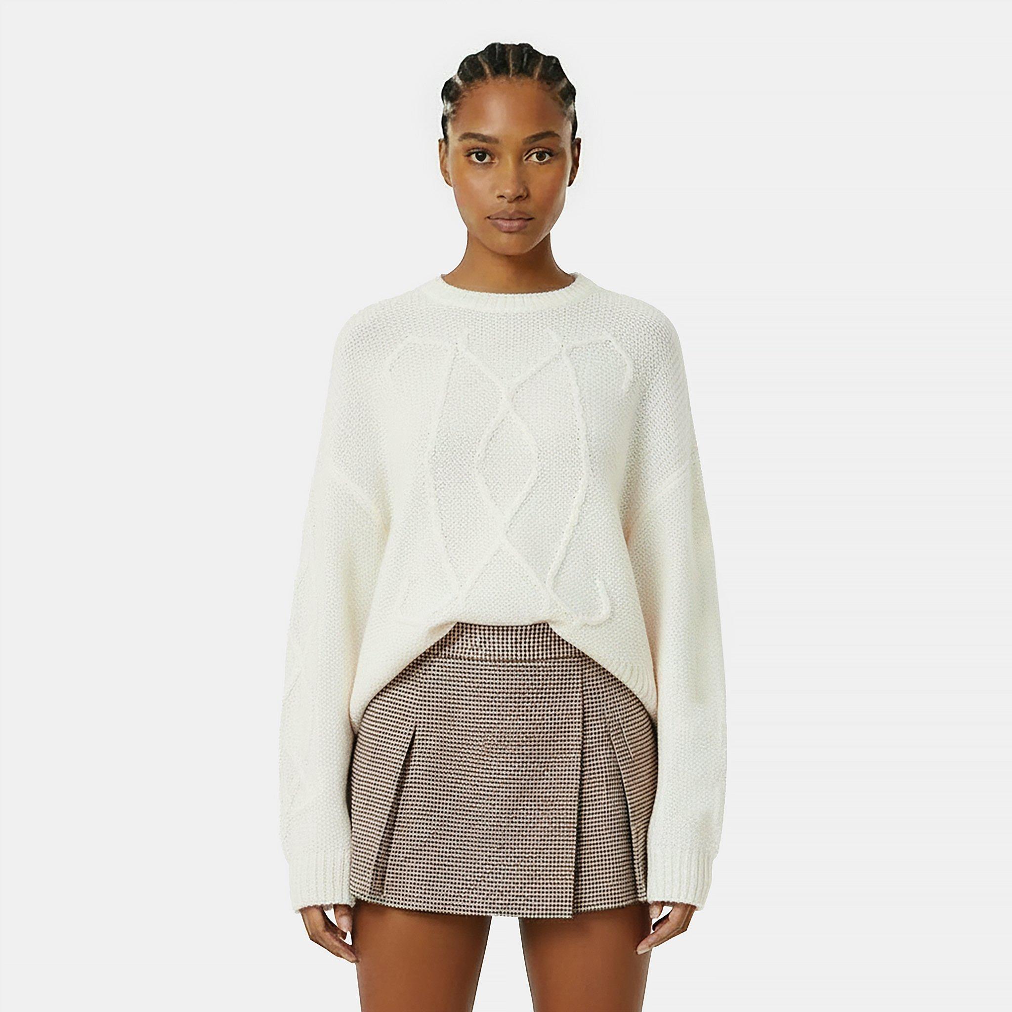 Cream - Jack Wills - Loose Knit Crew Neck Jumper - 3