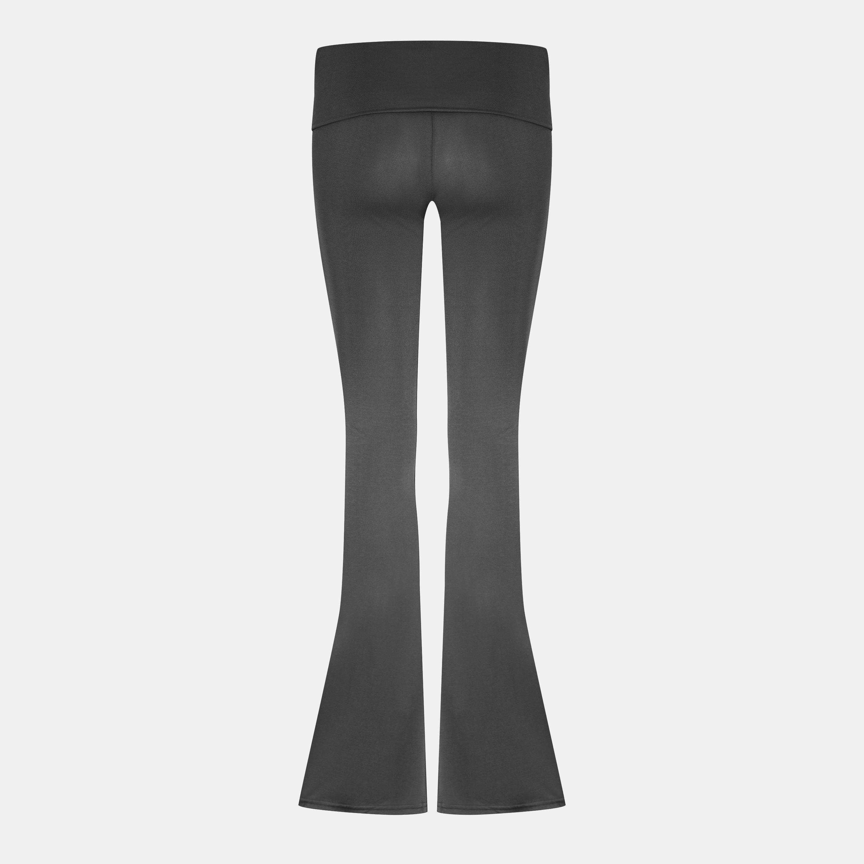 Folkstone Grey - Jack Wills - High-Waisted Flared Trousers - 2