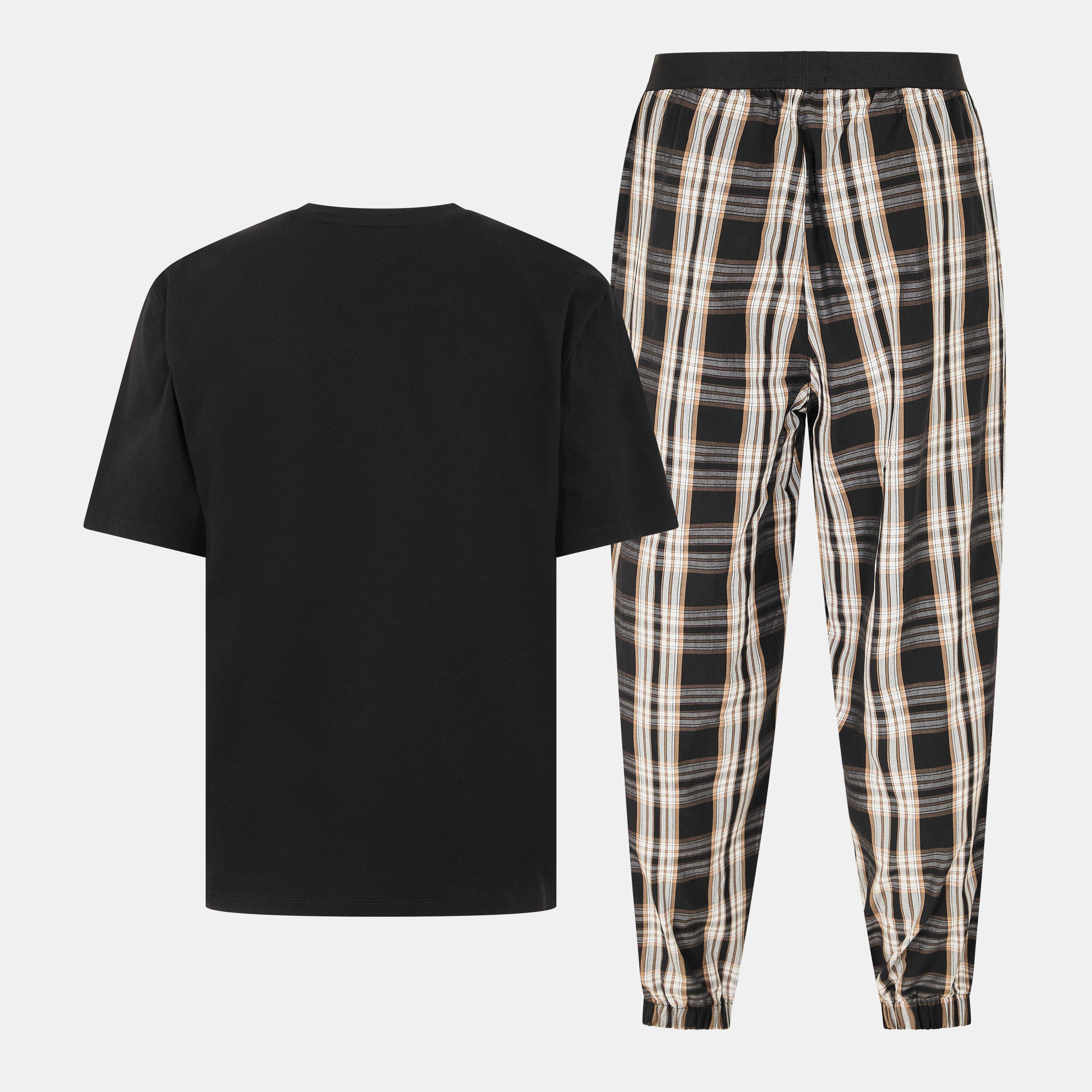 Black 003 - Boss - Boss Easy Long Set Tshirt 10269540 - 2