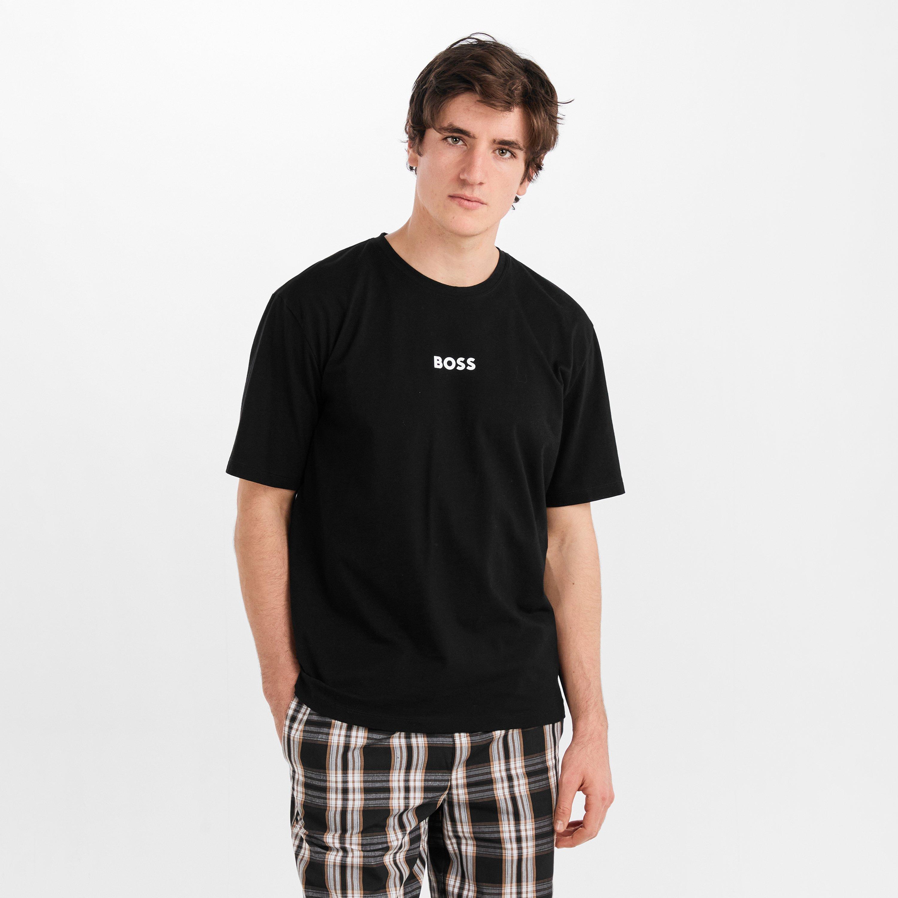 Black 003 - Boss - Boss Easy Long Set Tshirt 10269540 - 3