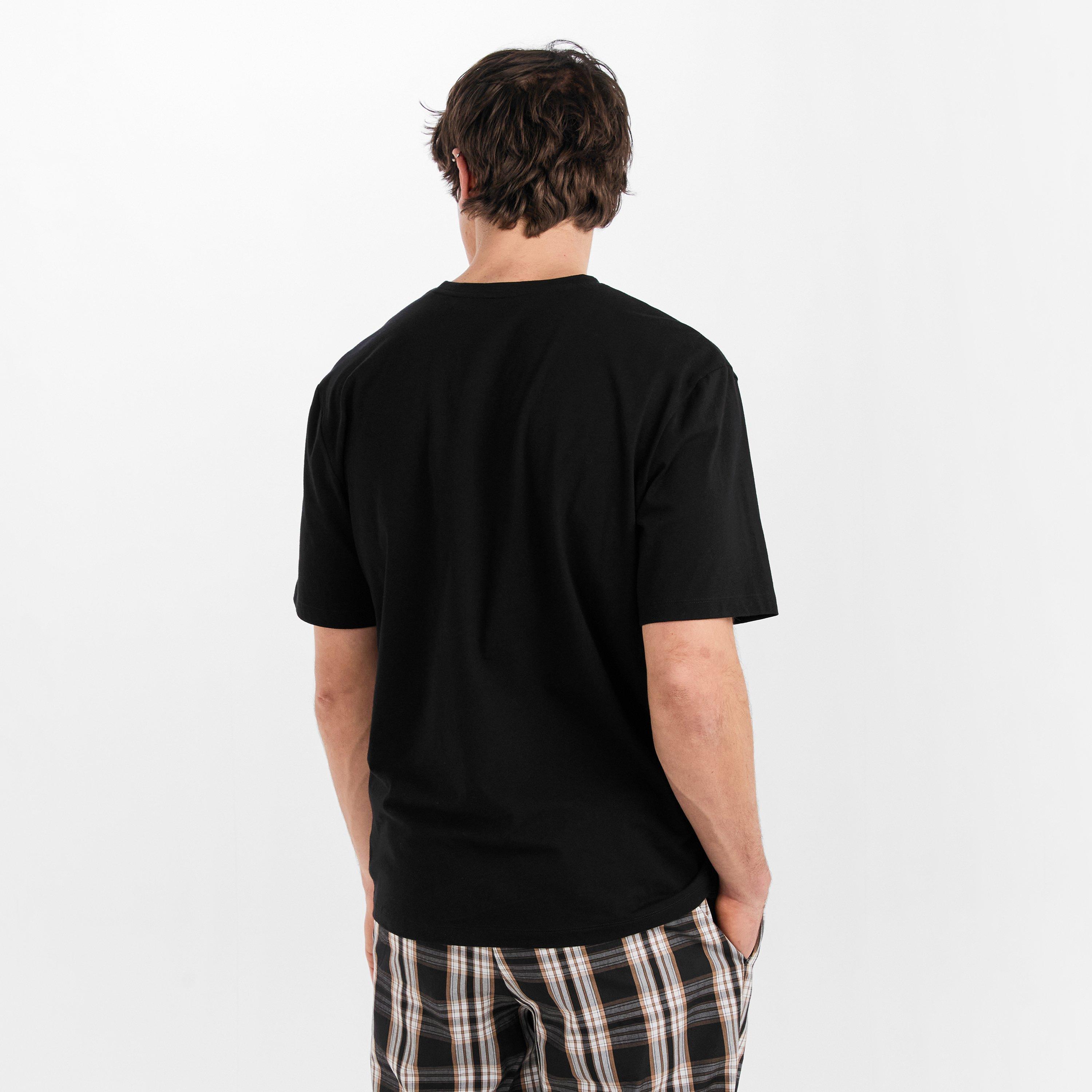 Black 003 - Boss - Boss Easy Long Set Tshirt 10269540 - 4