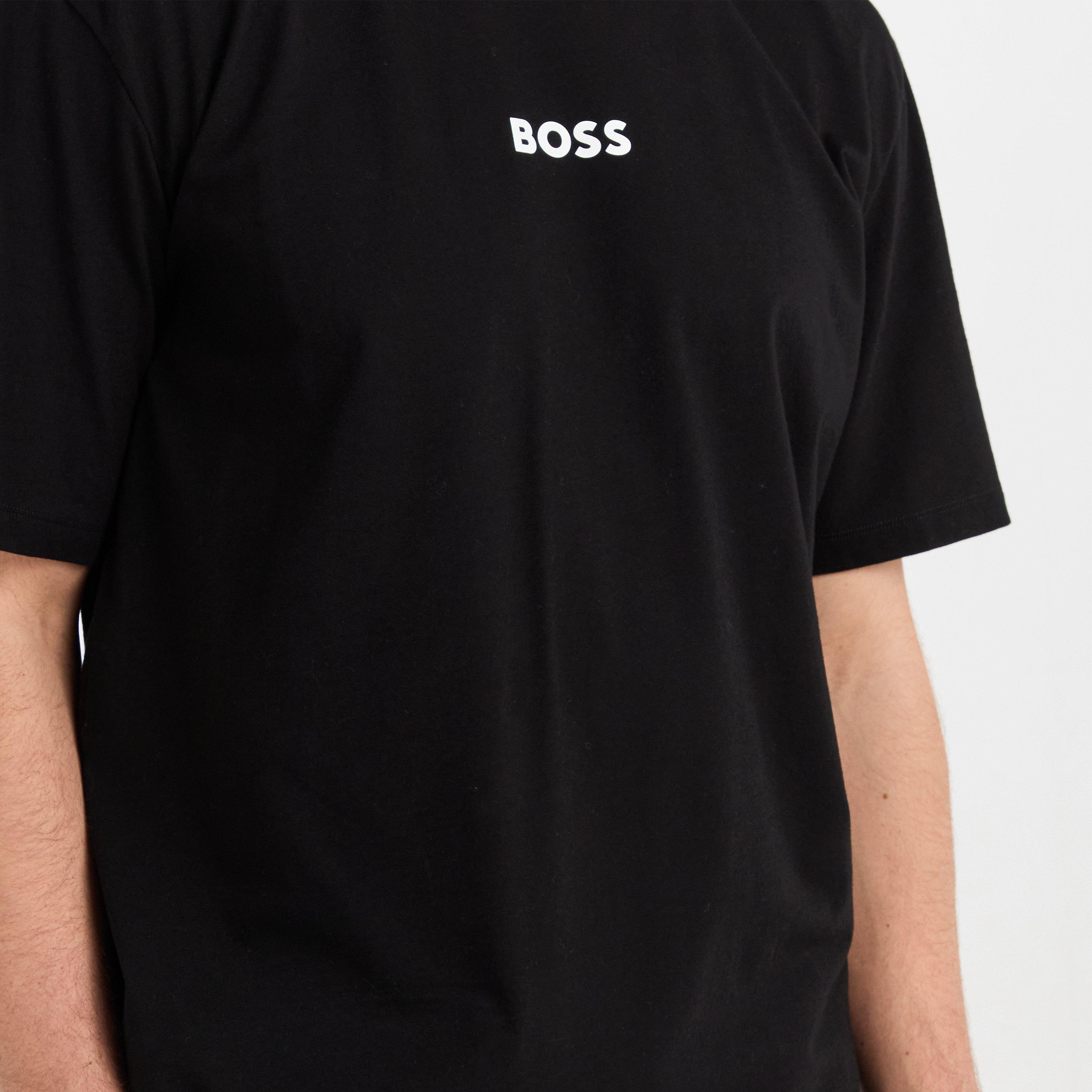 Black 003 - Boss - Boss Easy Long Set Tshirt 10269540 - 5