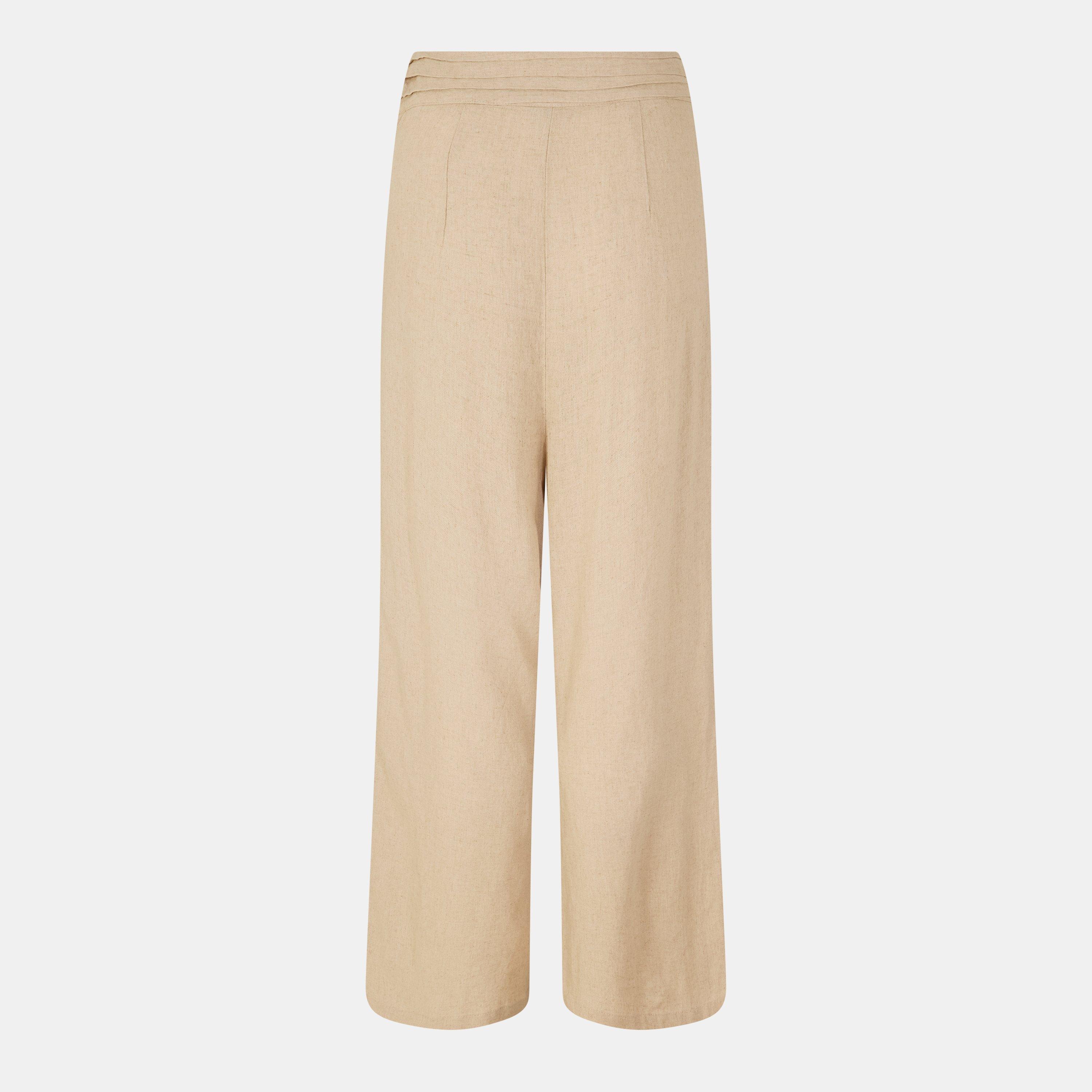 Oatmeal - Vero Moda - Naja Pleated Trousers - 2