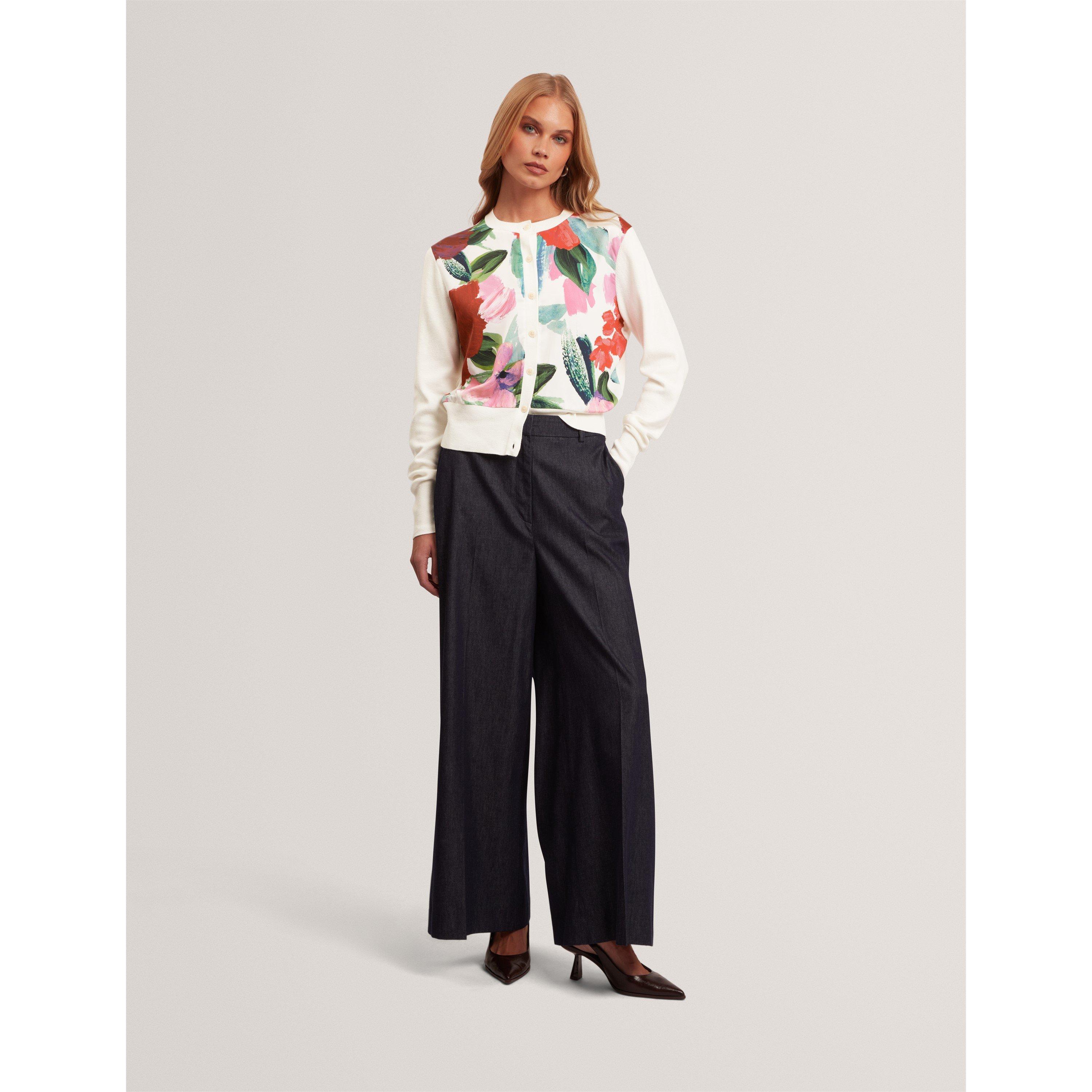 Ivory - Ted Baker - Ted Printed Cardigan Ld71 - 3