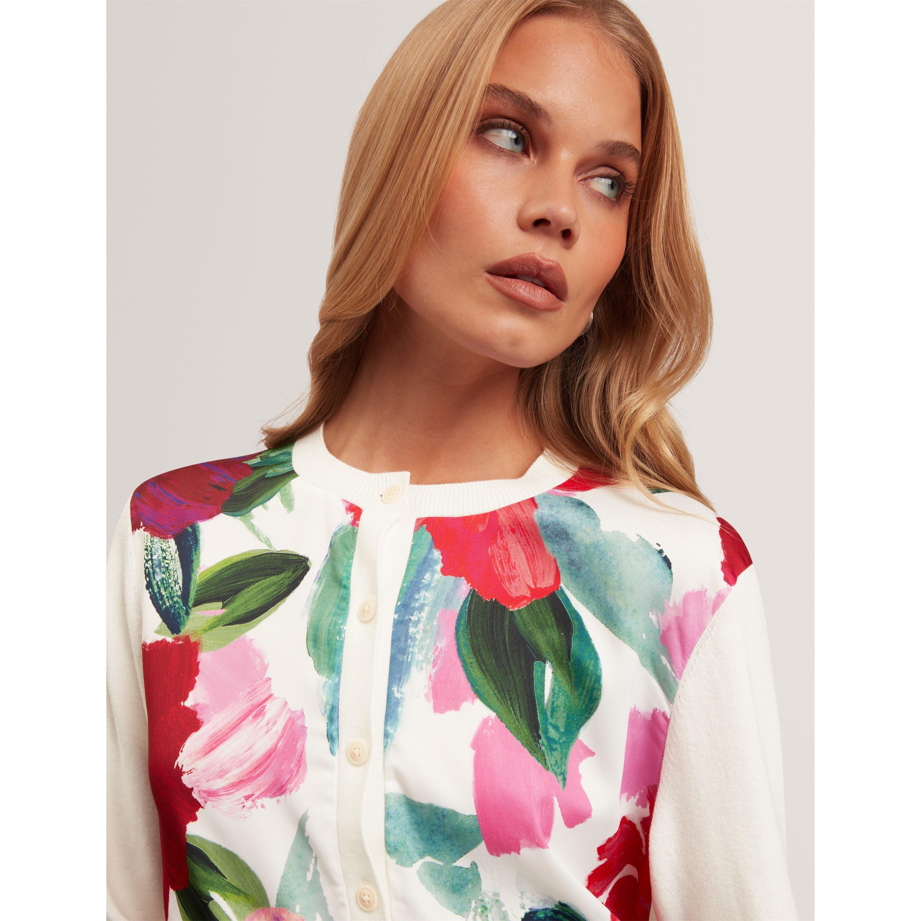 Ivory - Ted Baker - Ted Printed Cardigan Ld71 - 4