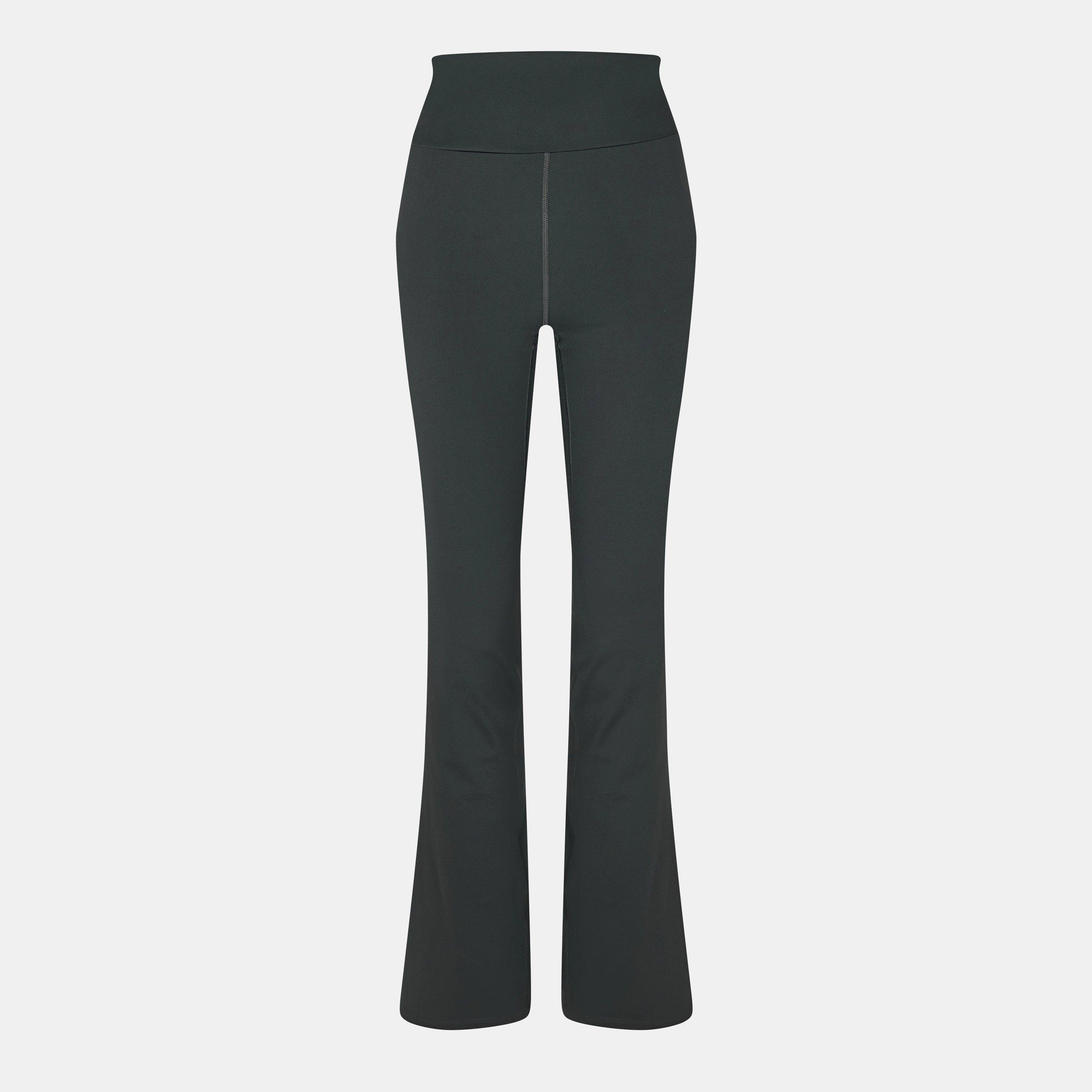 Calvin Klein Women's Mod Flare High Rise Flared Trousers - Black - 8 (XS)