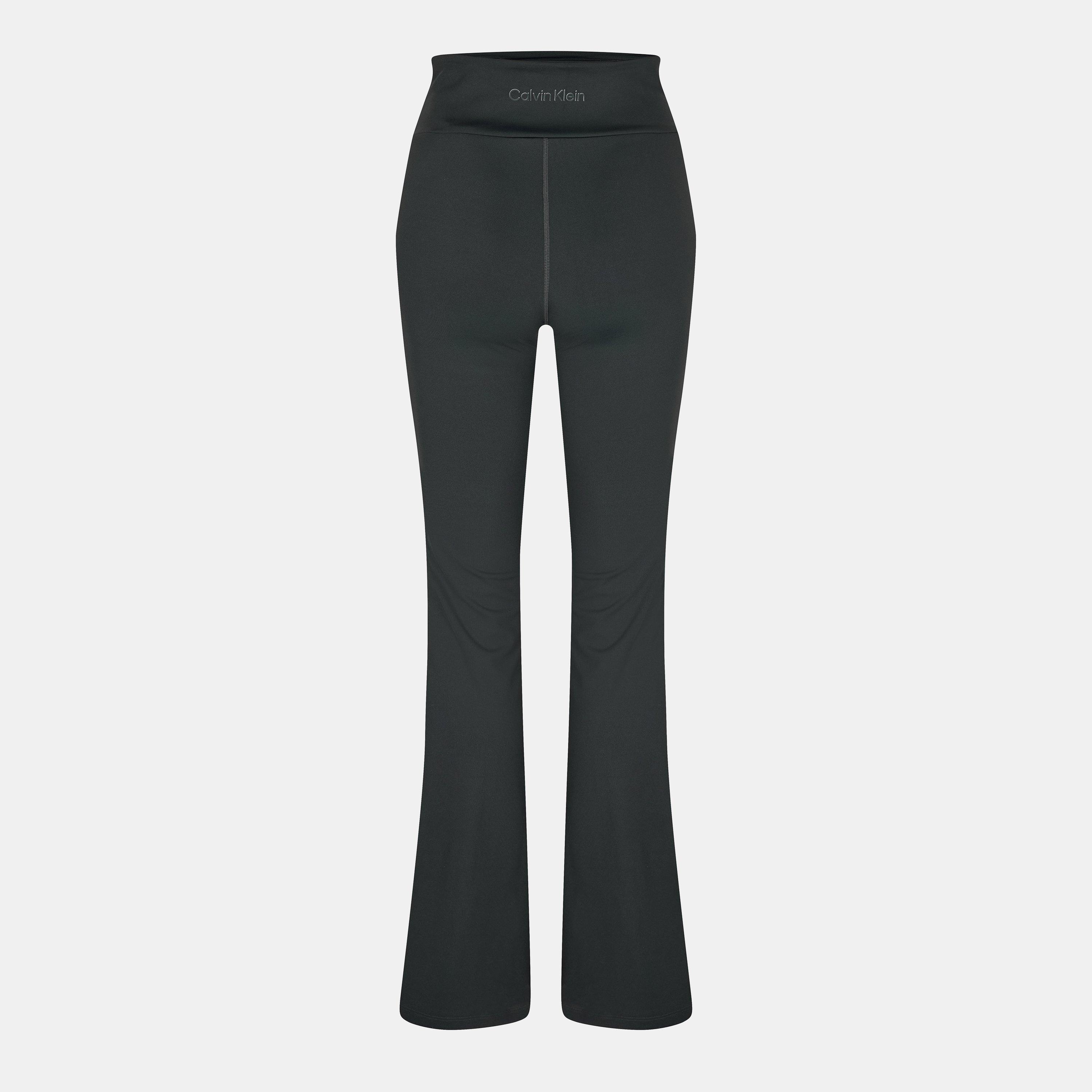 Black - Calvin Klein - Women's Mod Flare Trousers - 2