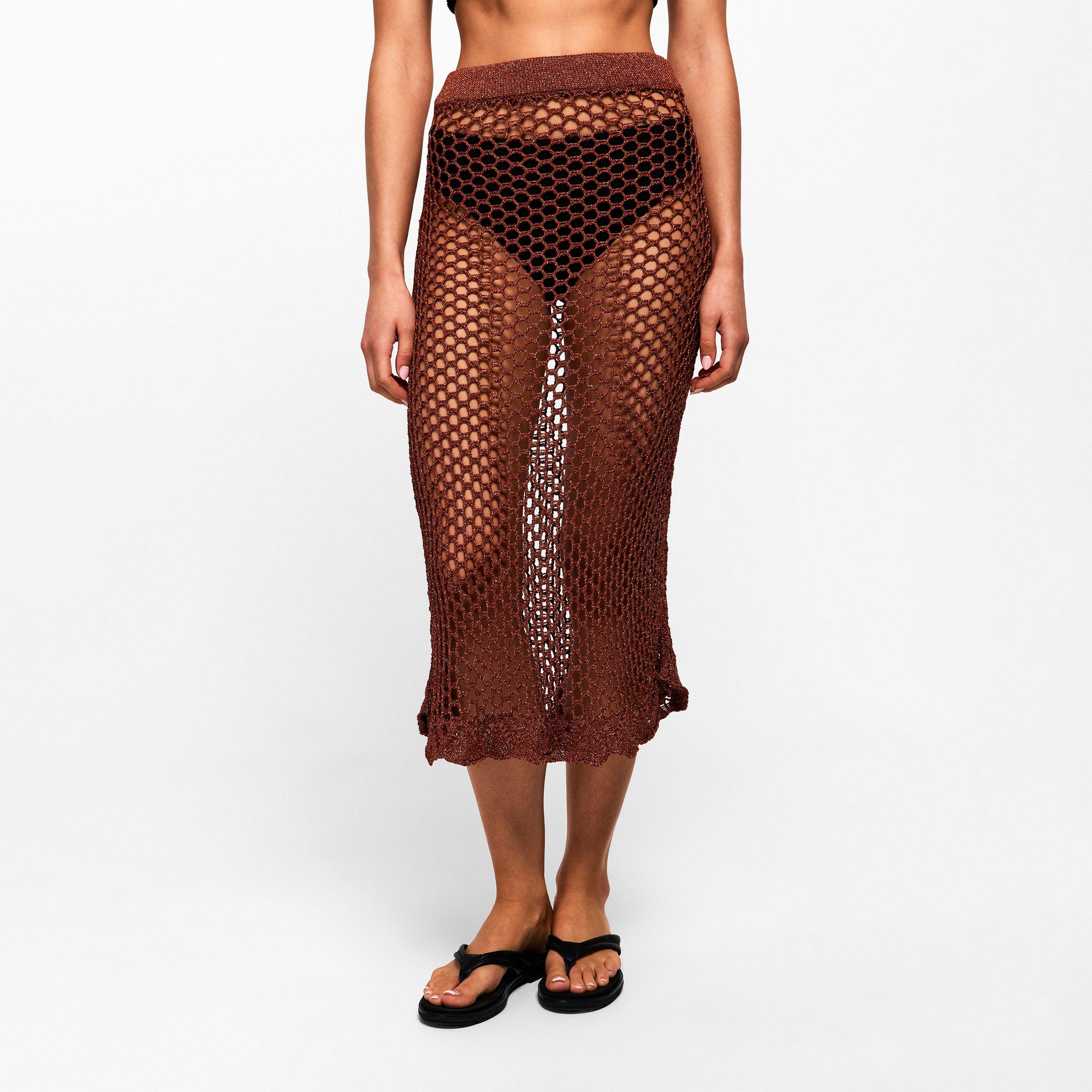 Bronze - Nima Liminal Knitting - Women's Maxi Skirt - 3