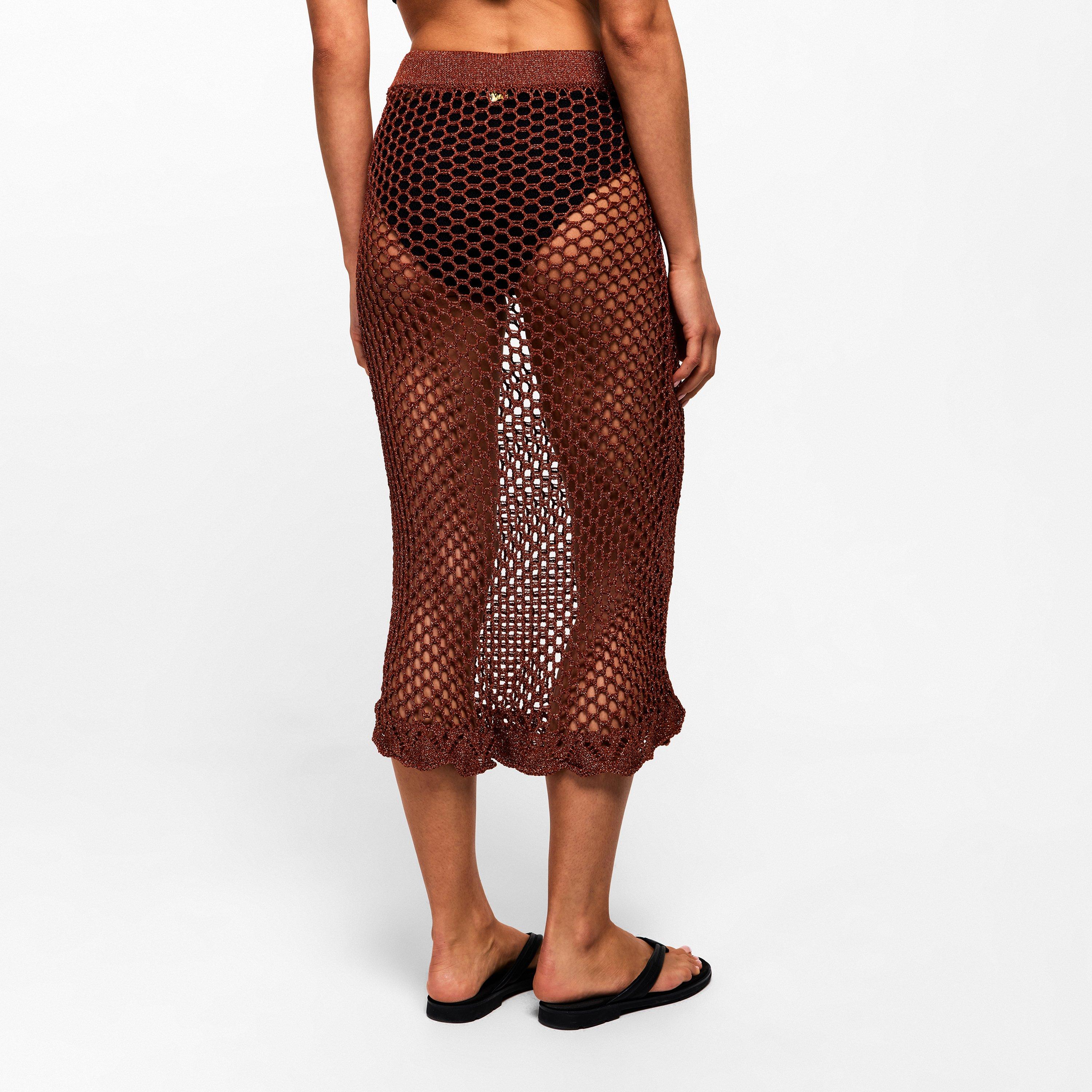 Bronze - Nima Liminal Knitting - Women's Maxi Skirt - 4