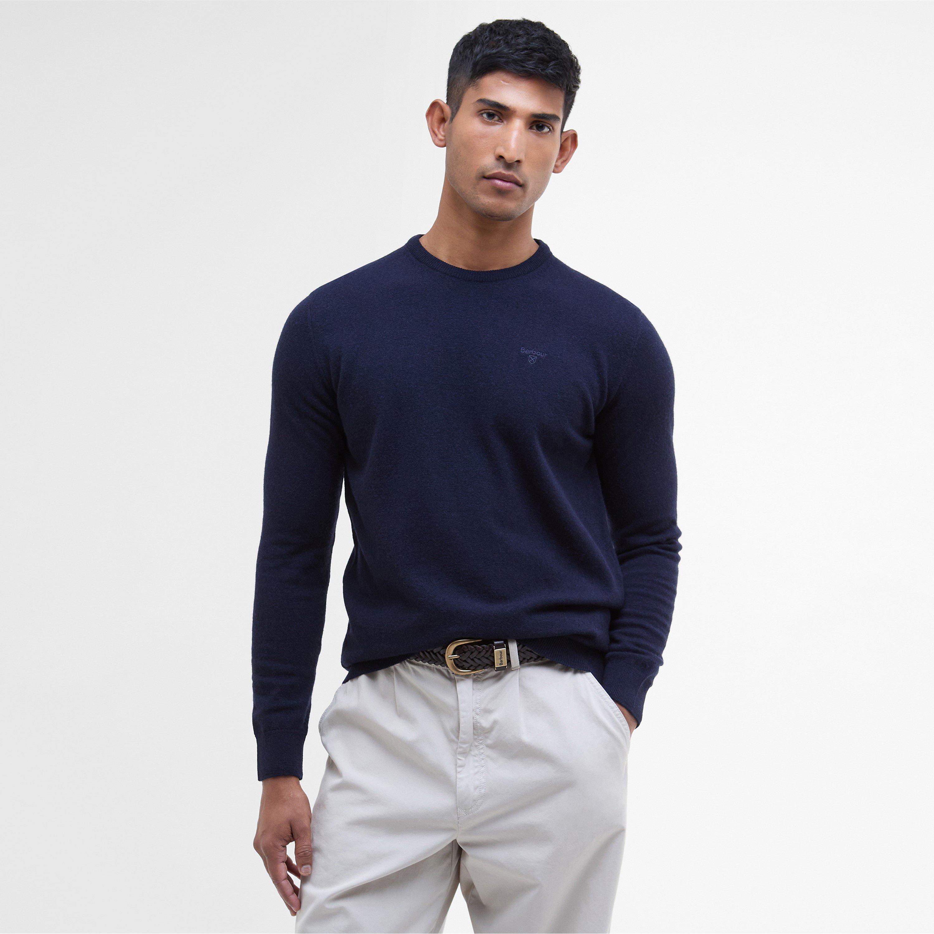 Navy - Barbour - Essential Crew Neck Sweatshirt - 2