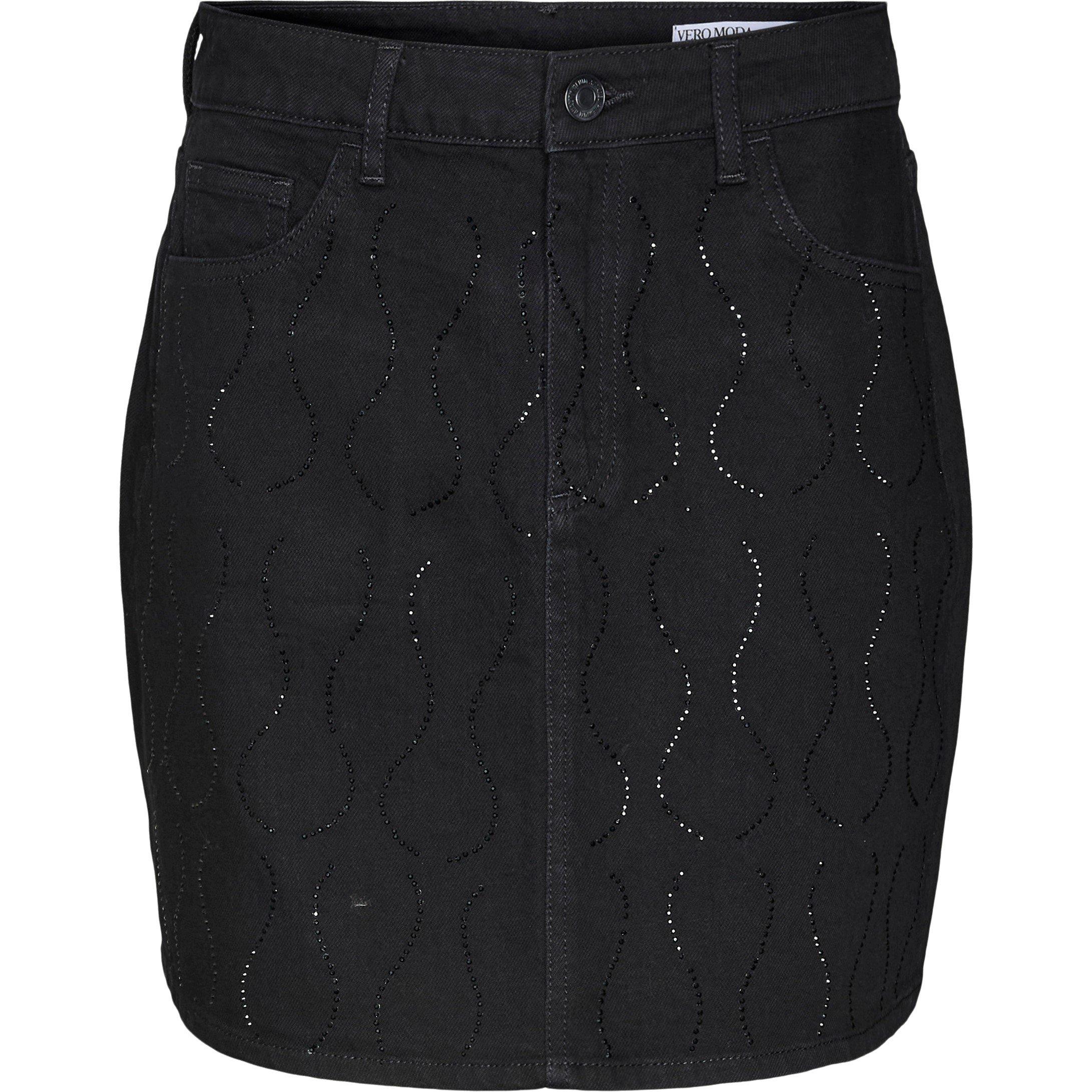 Vero Moda VMTESSA SHORT SKIRT - Minirok - medium blue/blauw denim Vero Moda VMTESSA SHORT SKIRT - Minirok - medium blue/blauw denim