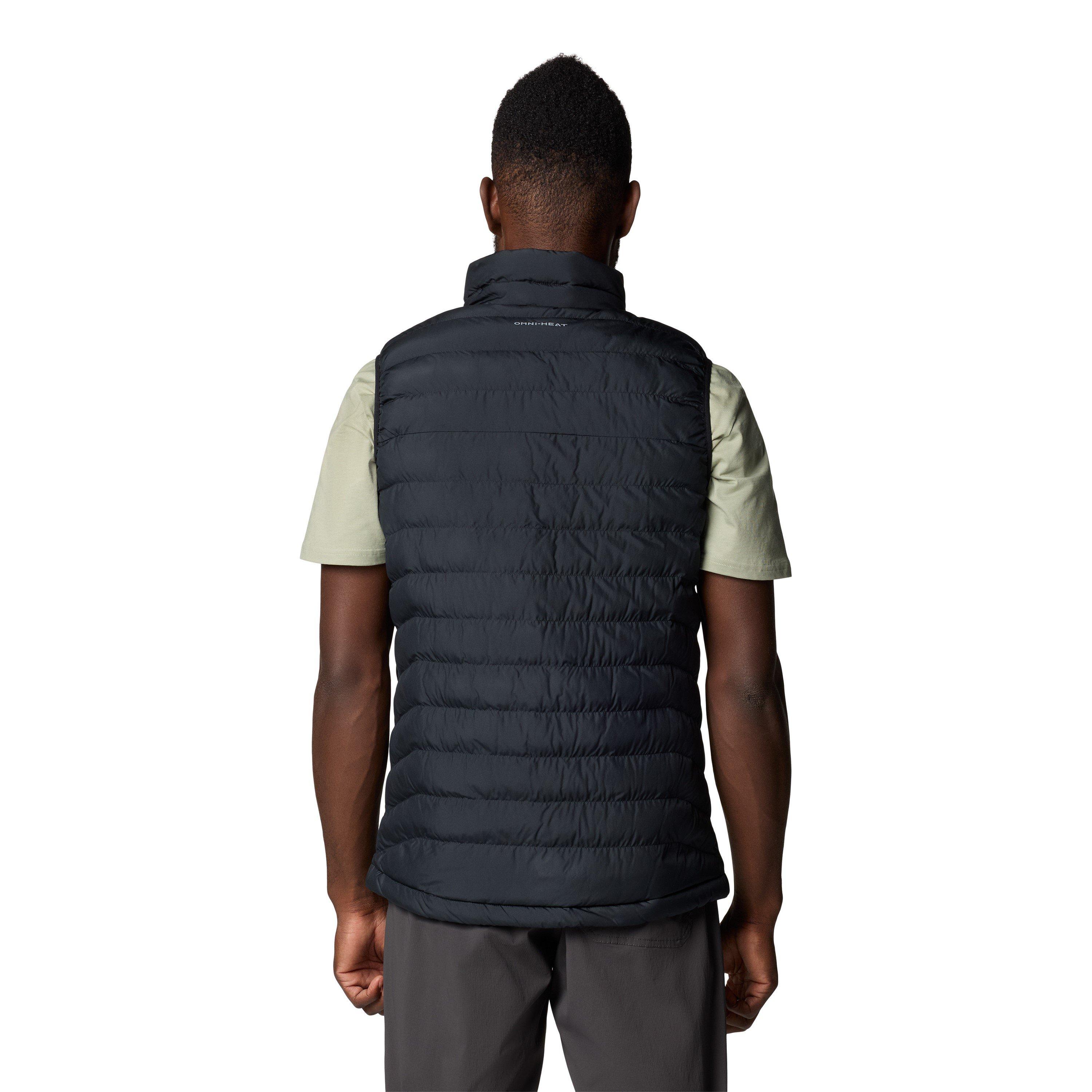 Nero - Columbia - Men's Powder Lite Water-Resistant Thermal-Reflective Sleeveless Gilet - 2