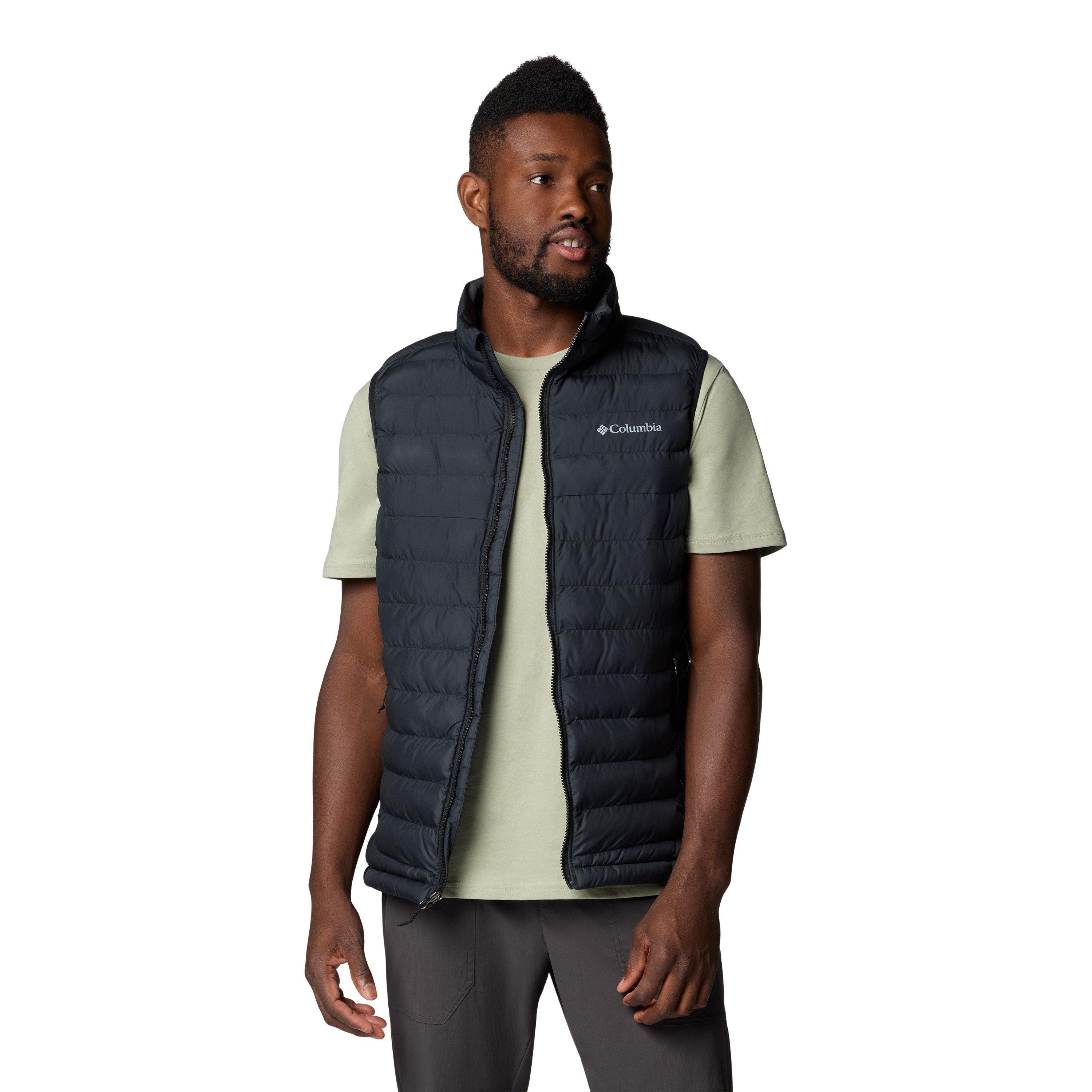 Nero - Columbia - Men's Powder Lite Water-Resistant Thermal-Reflective Sleeveless Gilet - 7