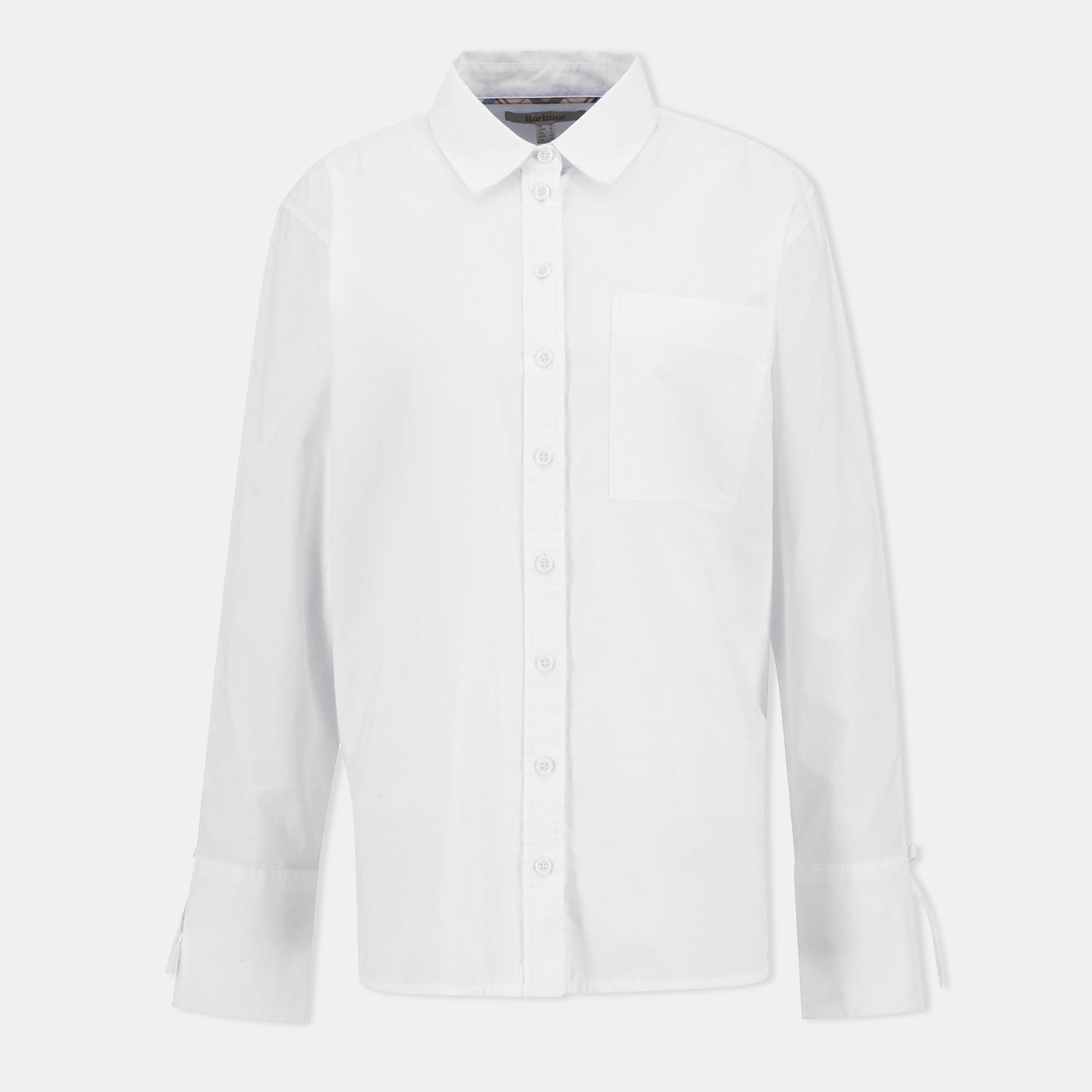White - Barbour - Freya Relaxed Shirt - 1