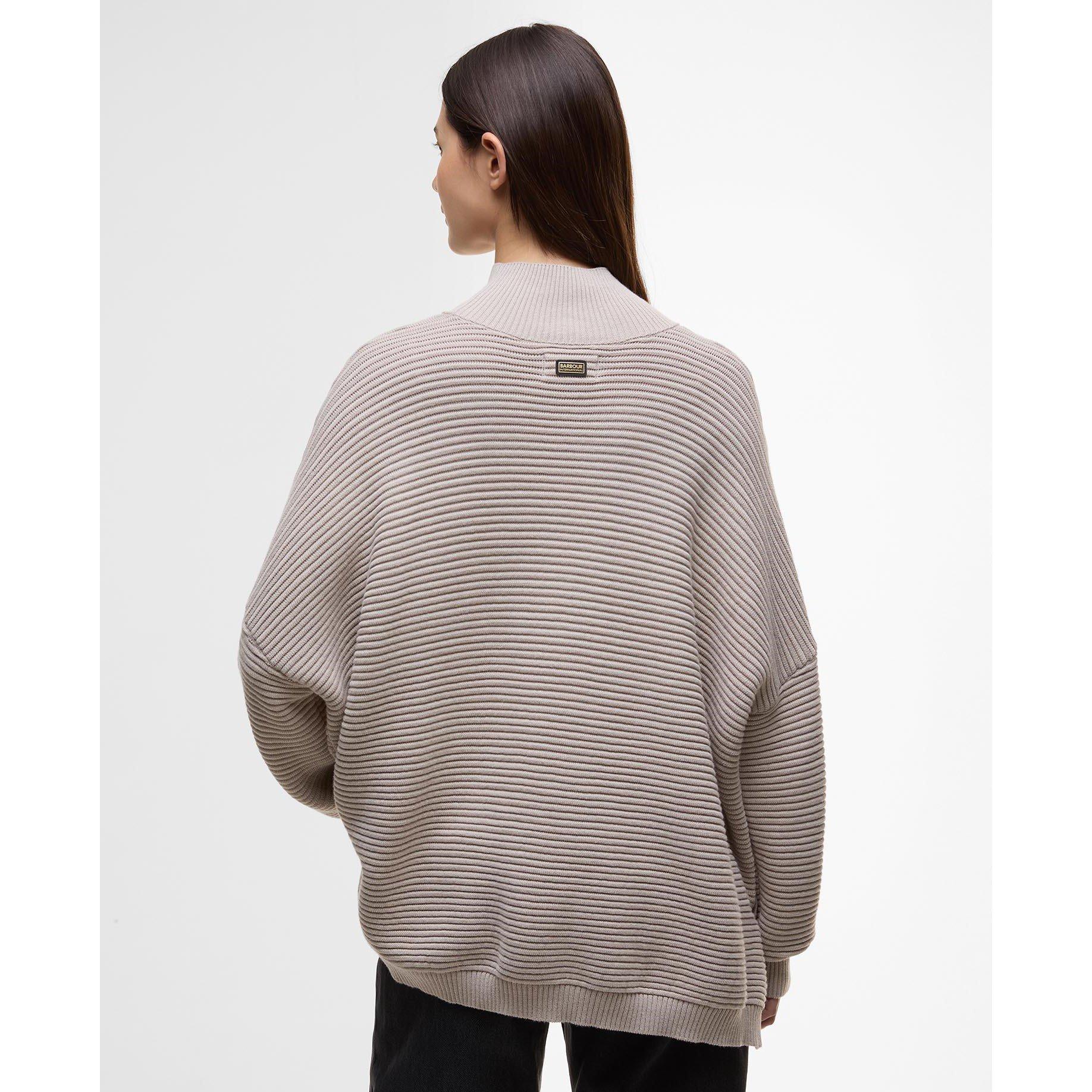 Oat - Barbour International - Kaia Funnel-Neck Jumper - 3