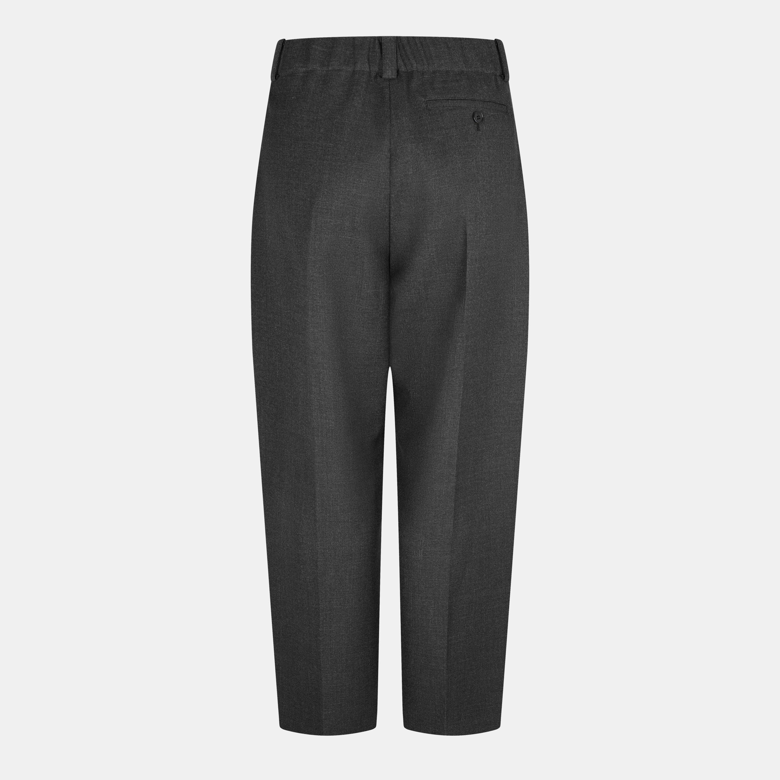 Grey Mix - GIVENCHY - Double Pleated Trousers - 2