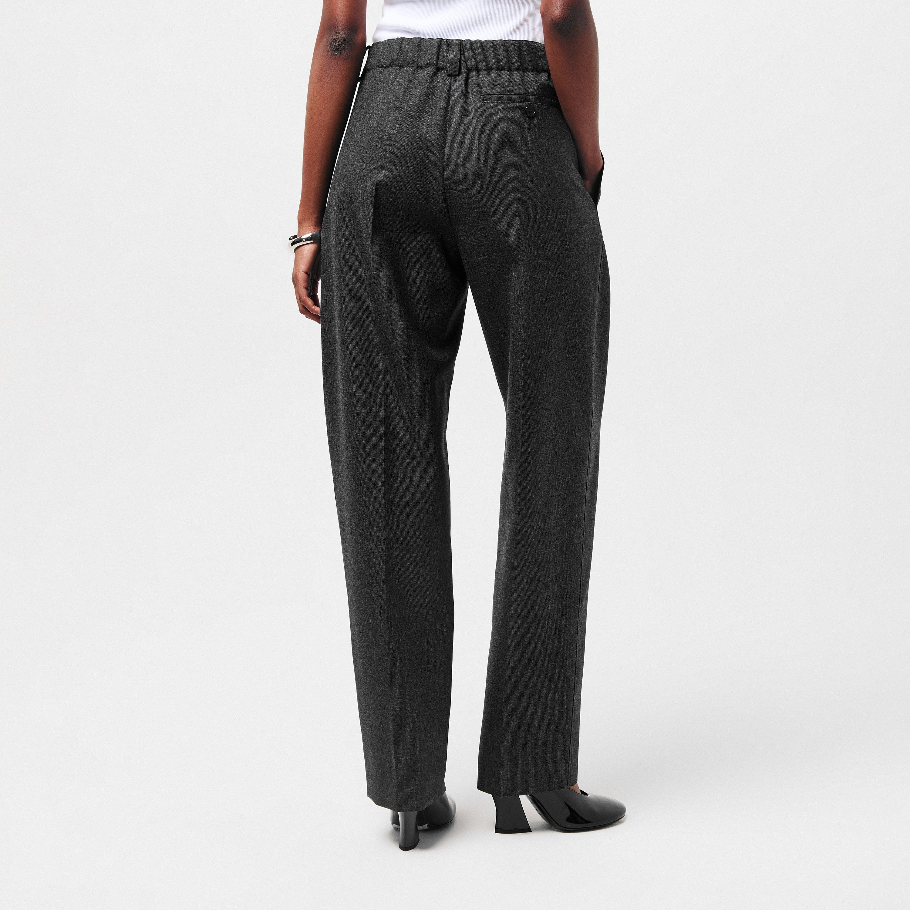 Grey Mix - GIVENCHY - Double Pleated Trousers - 4