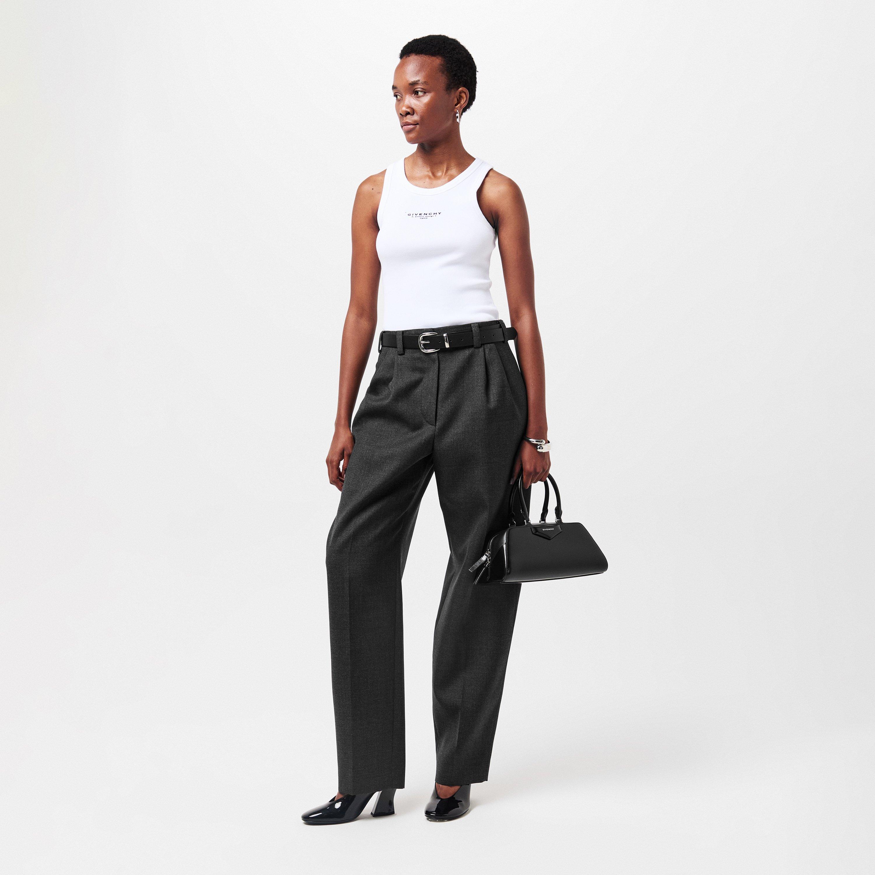 Grey Mix - GIVENCHY - Double Pleated Trousers - 6