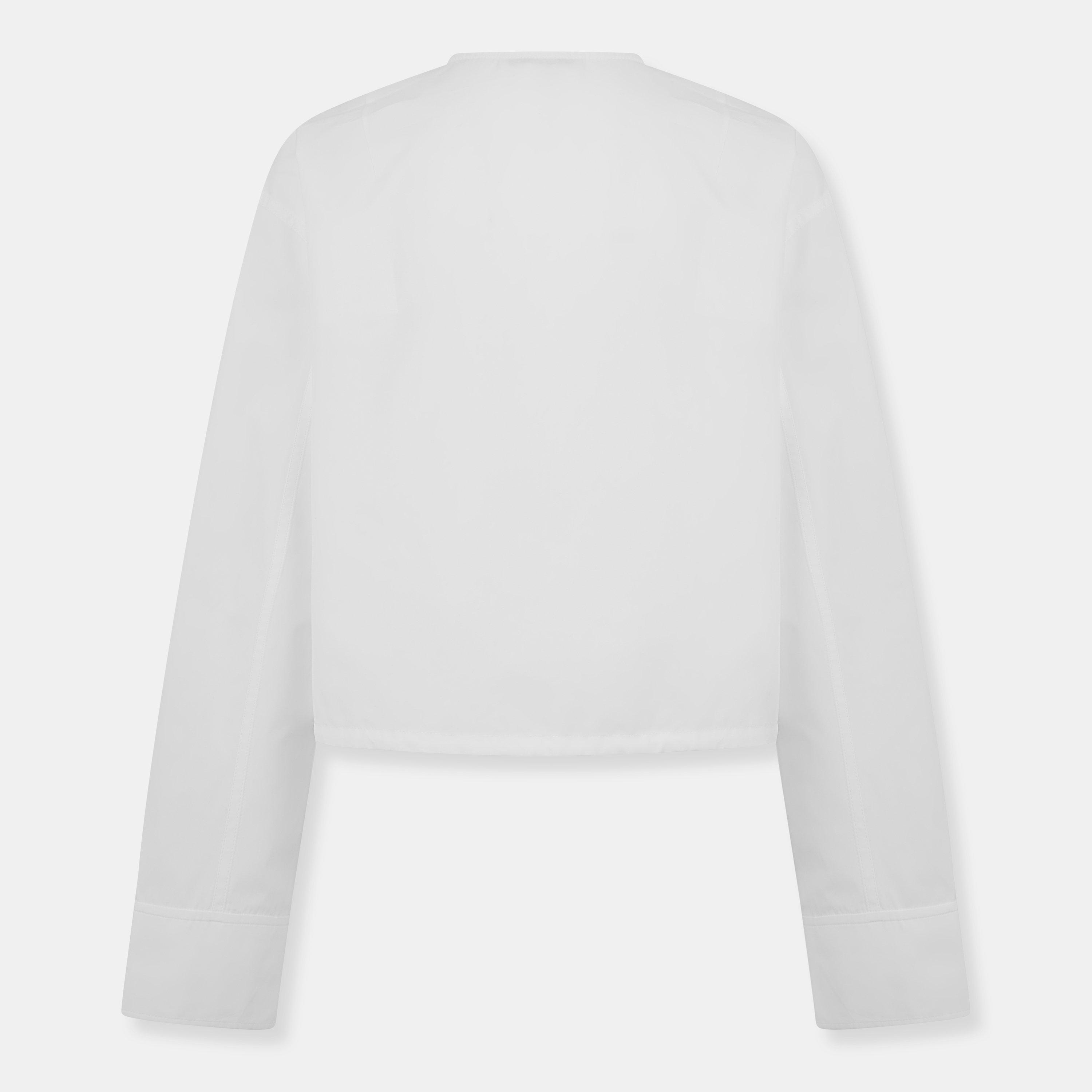 White - GIVENCHY - Utility Cropped Shirt - 2