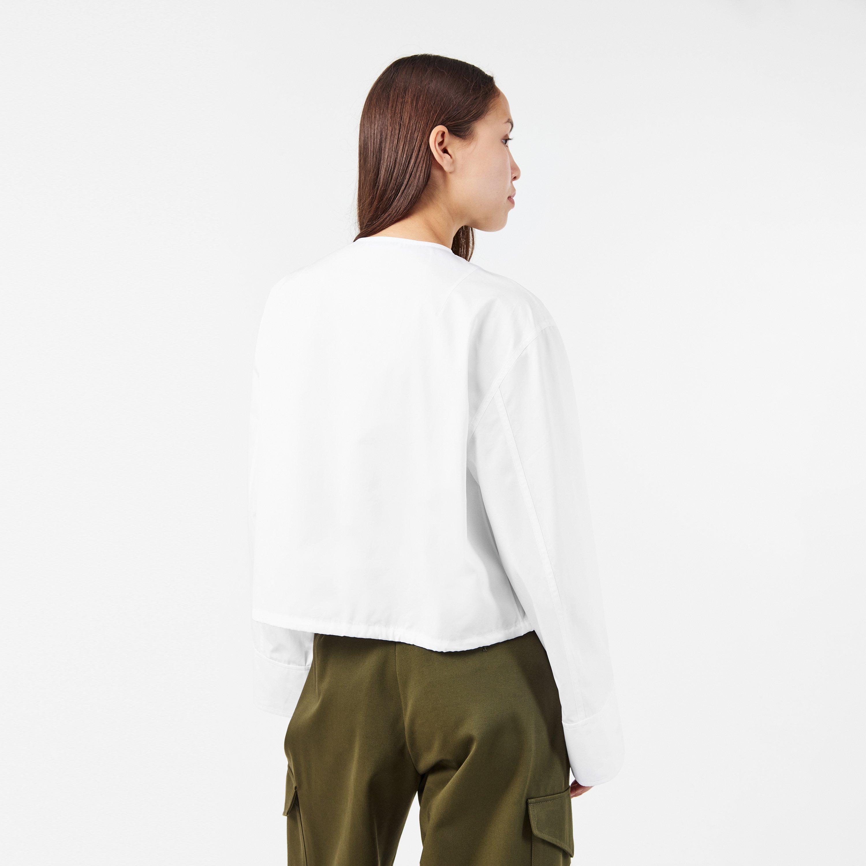 White - GIVENCHY - Utility Cropped Shirt - 4