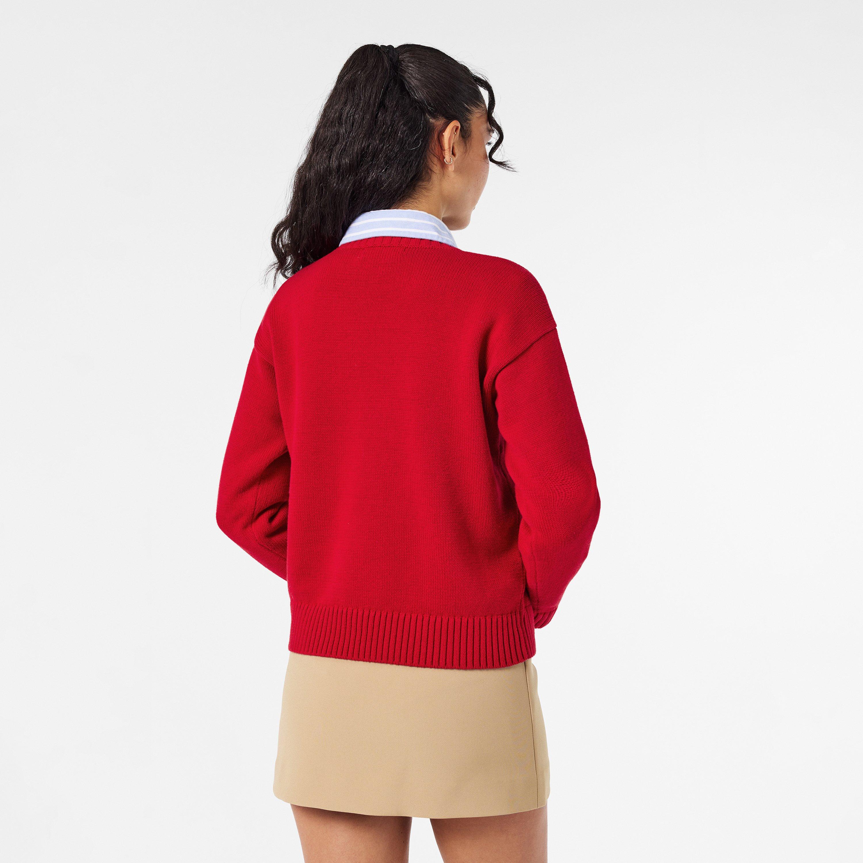 Ralph Red - Lauren by Ralph Lauren - Women's Crew Neck Jumper - 4