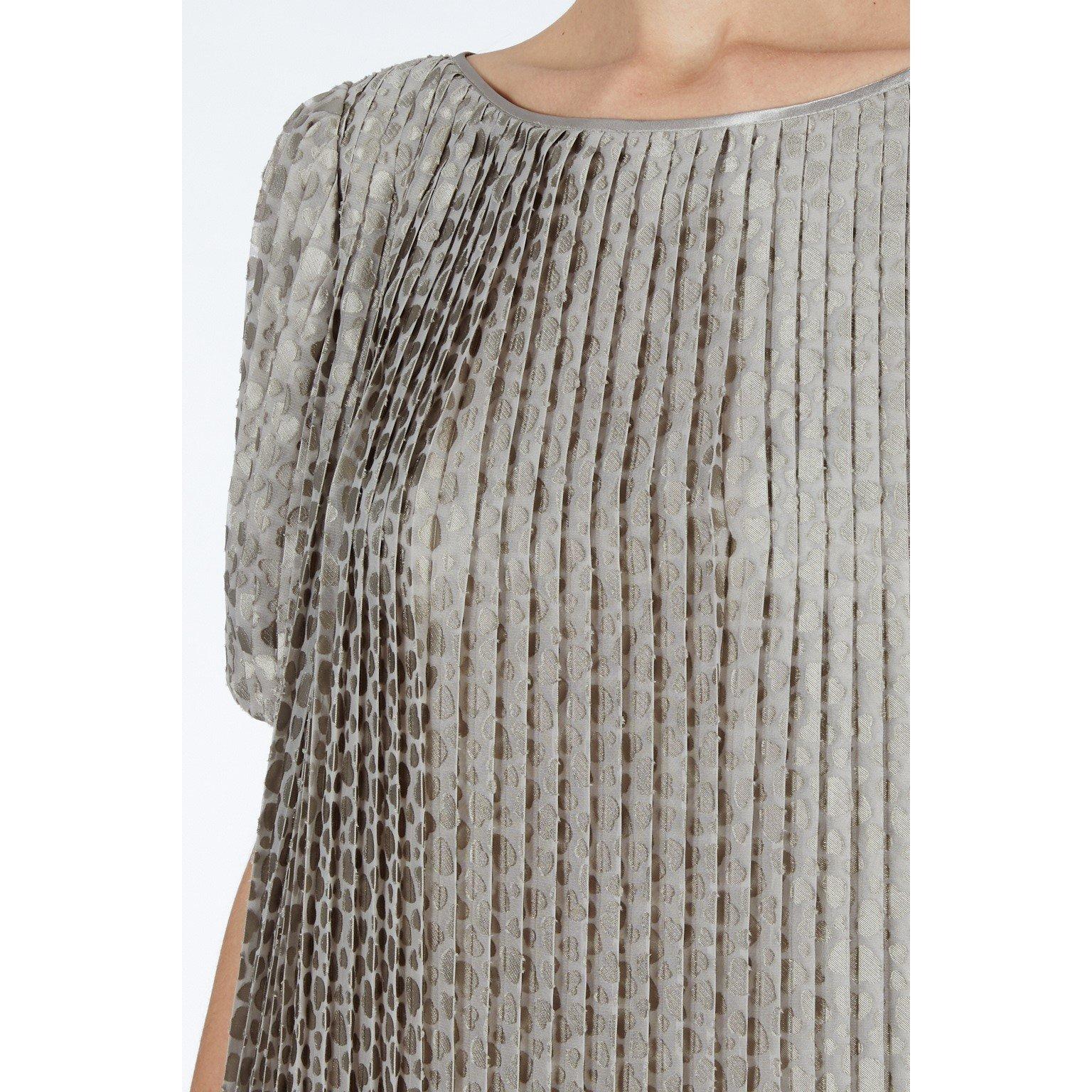 Taupe - Emporio Armani - Short Sleeve Dress - 4