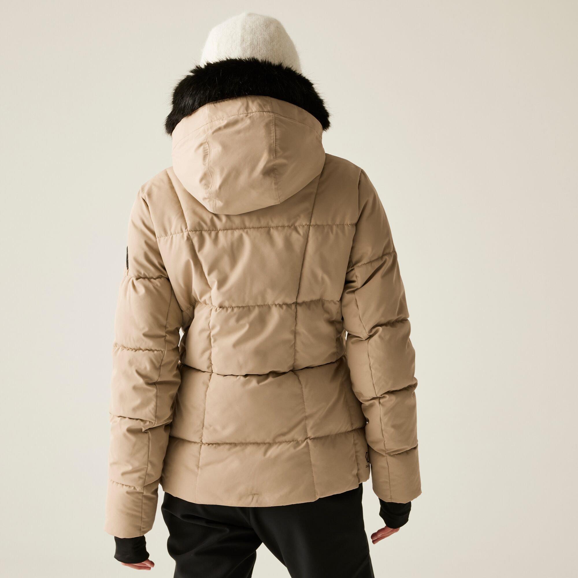 Warm Taupe - Dare 2b - Women's Glamorize VI Swarovski Crystal Waterproof Insulated Jacket - 2