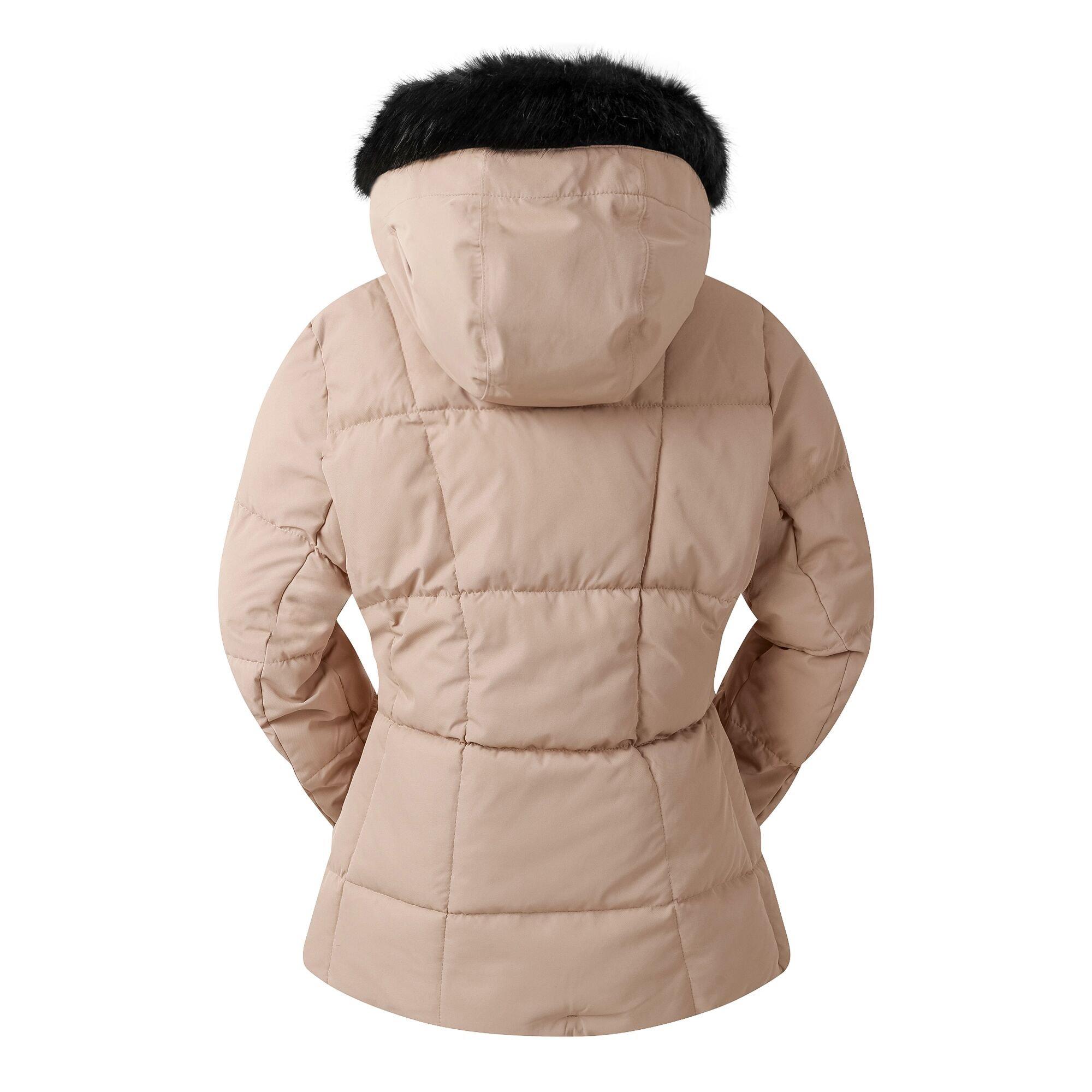Warm Taupe - Dare 2b - Women's Glamorize VI Swarovski Crystal Waterproof Insulated Jacket - 12