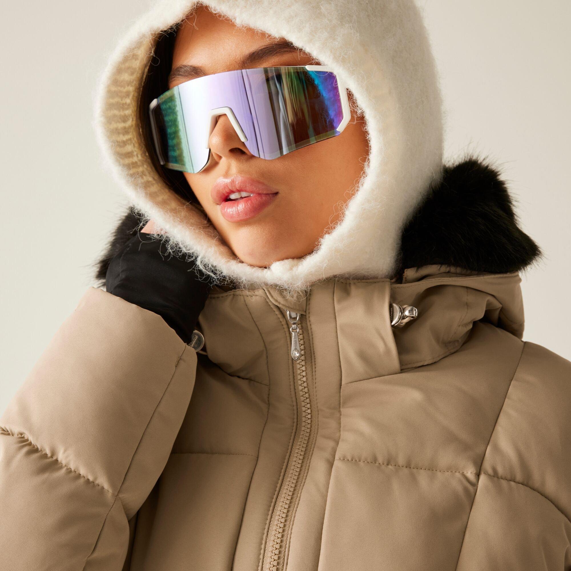 Warm Taupe - Dare 2b - Women's Glamorize VI Swarovski Crystal Waterproof Insulated Jacket - 6