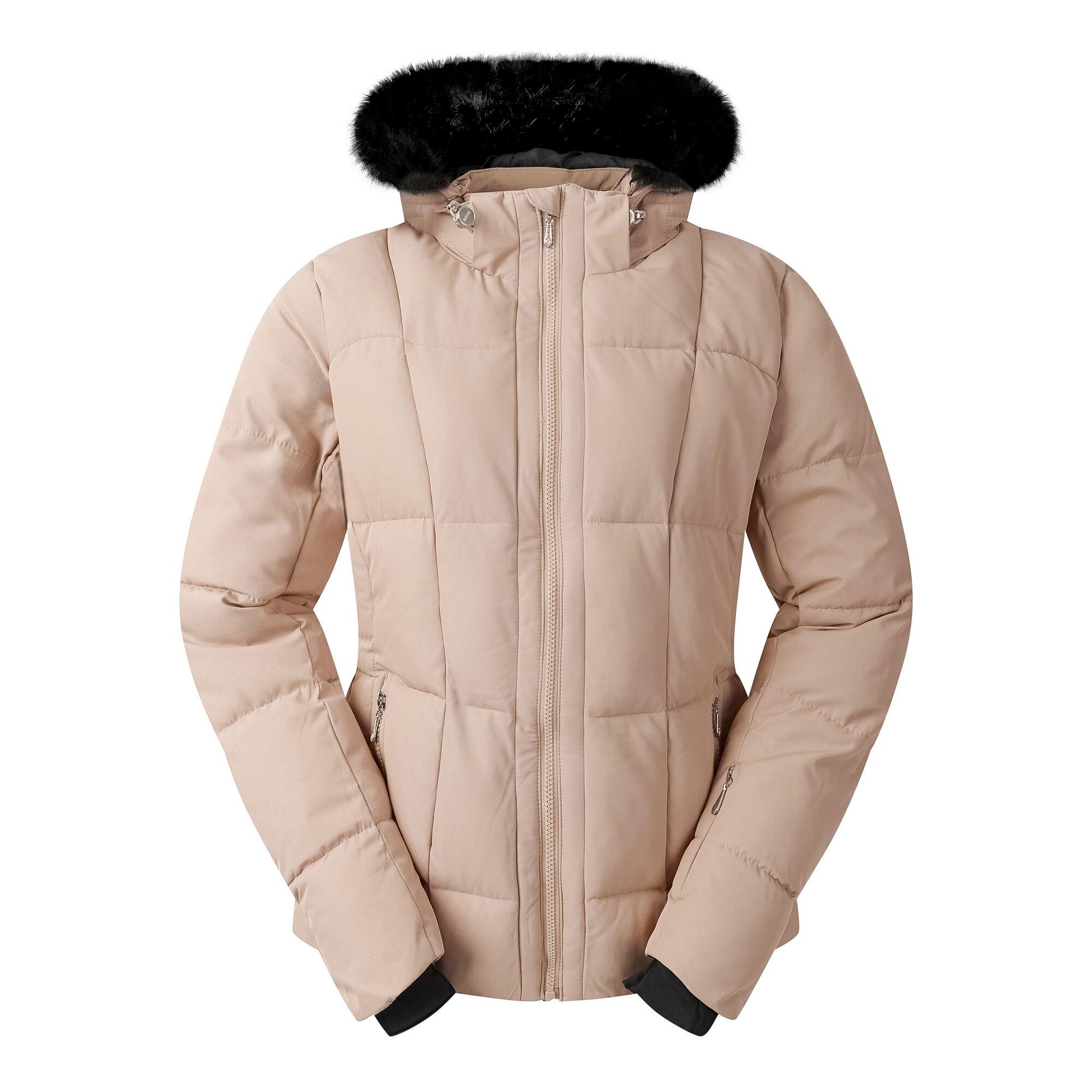 Warm Taupe - Dare 2b - Women's Glamorize VI Swarovski Crystal Waterproof Insulated Jacket - 10