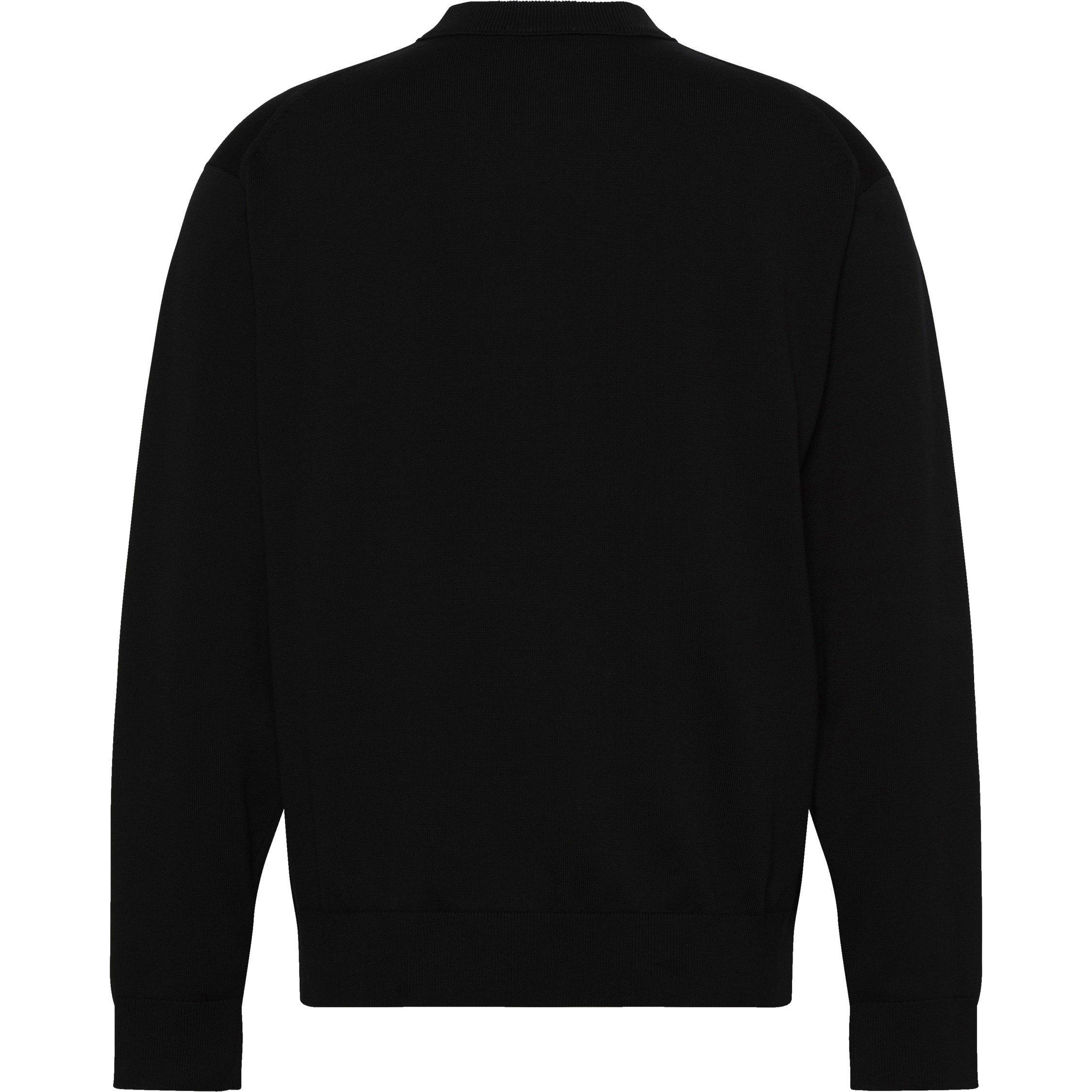 Black UB1 - Calvin Klein Jeans - Men's CKJ Monogram Crew Neck Jumpers - 8