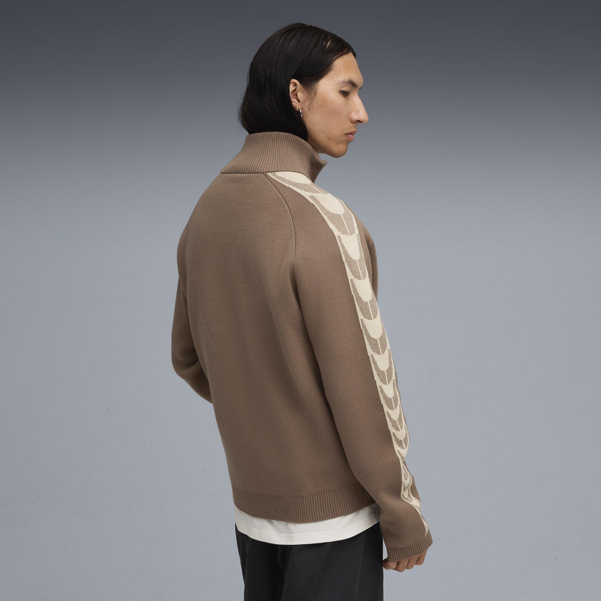 Pine Bark - PUMA x Represent - Mens T7 Knitted Track Jacket - 4