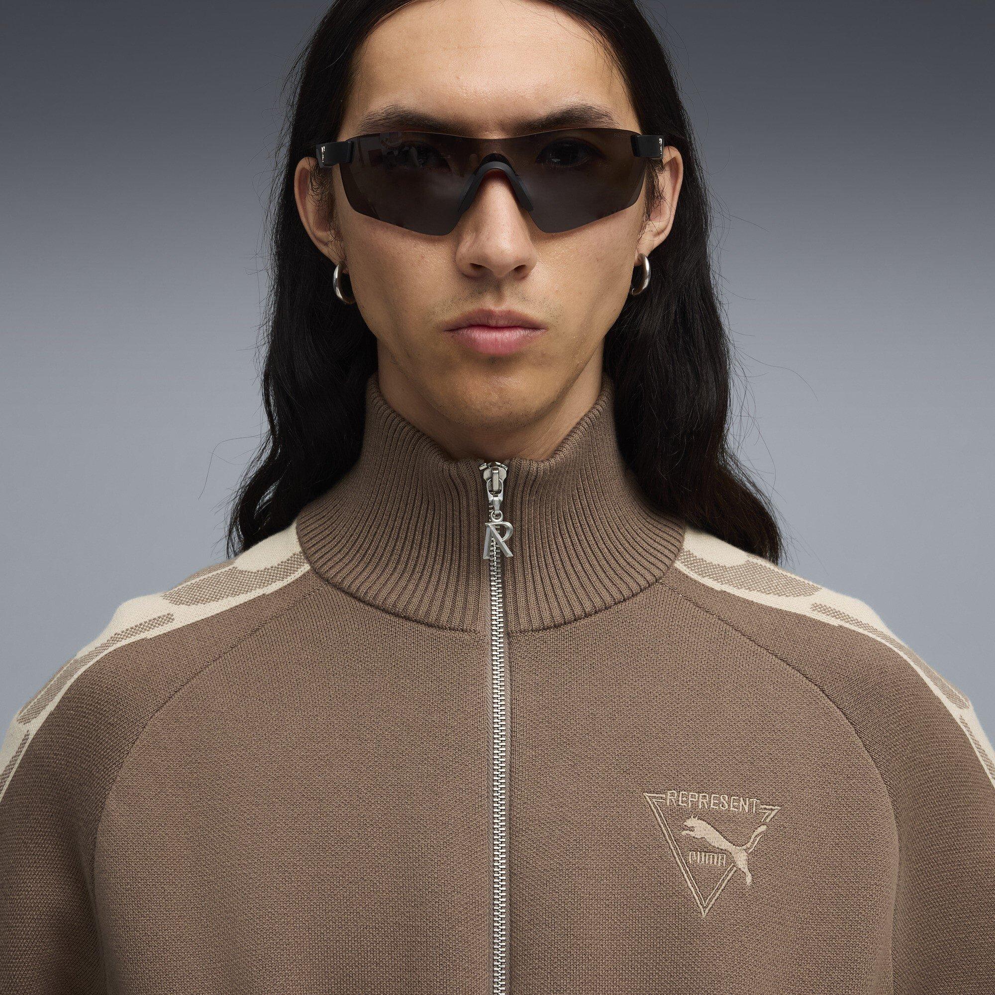 Pine Bark - PUMA x Represent - Mens T7 Knitted Track Jacket - 6