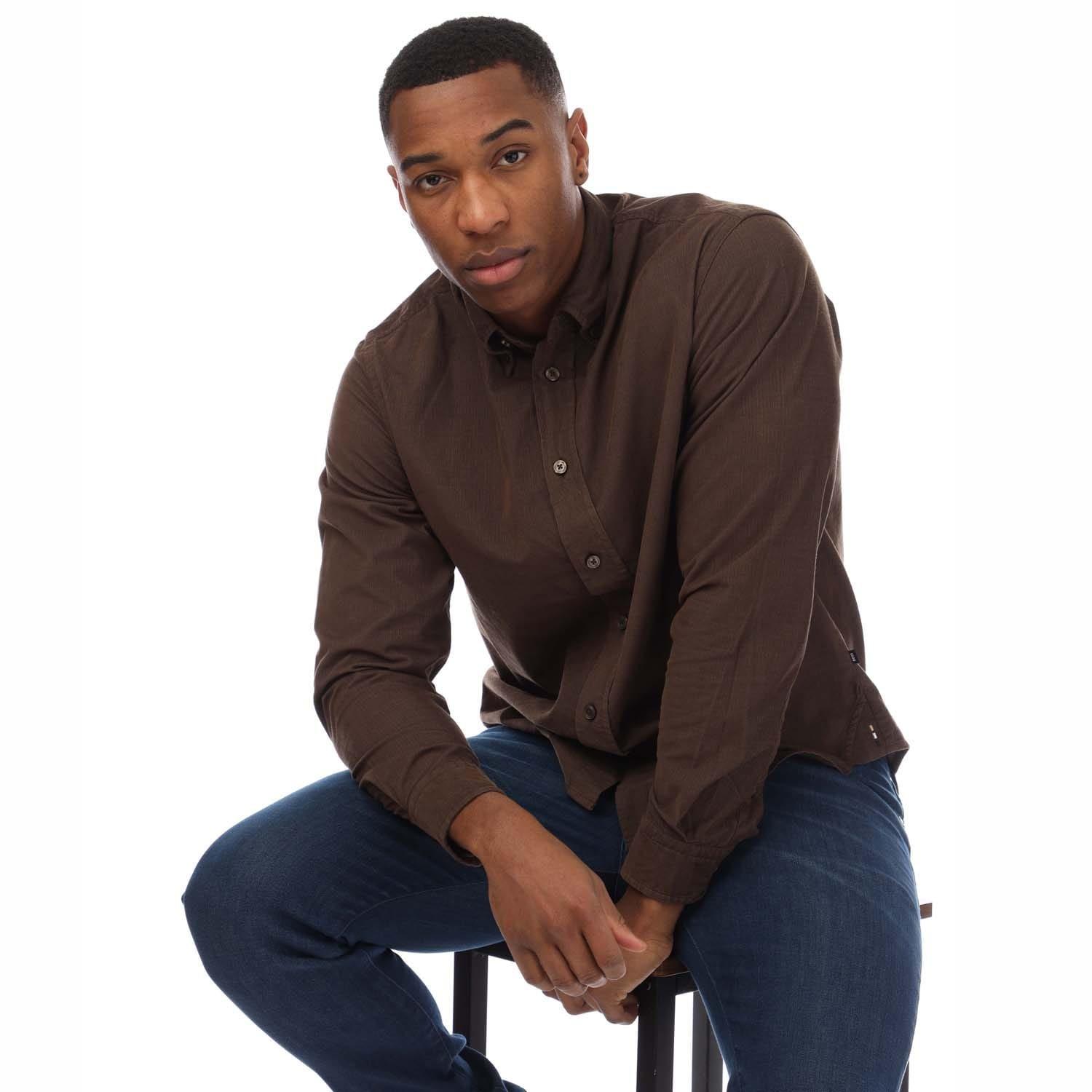 Green - Boss - S-Owen Casual Shirt - 4