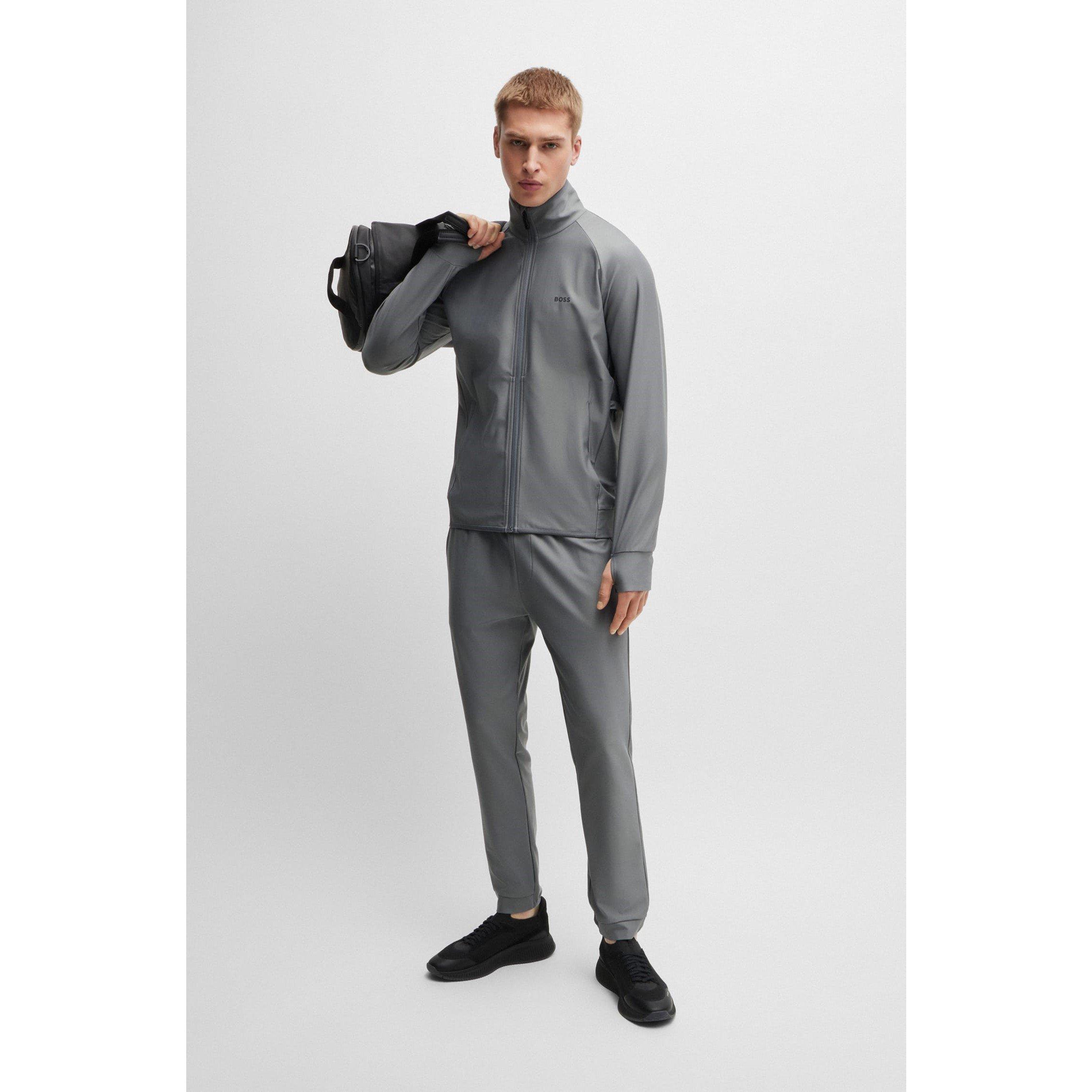 Beige - Boss - Tracksuit Bottoms with Decorative Reflective Logo - 3