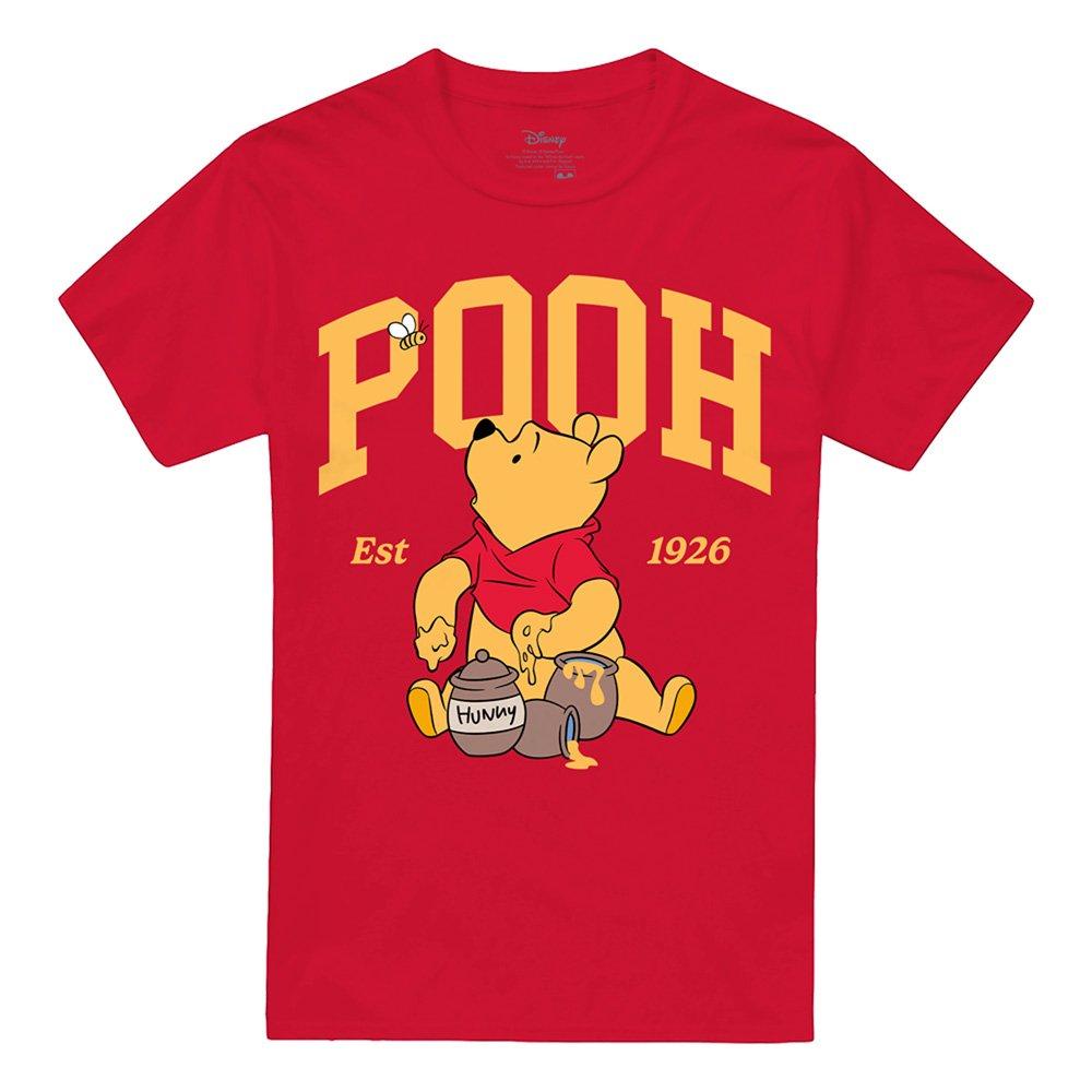 Red - Disney - Winnie The Pooh Pooh Collegic 1926 T-Shirt Red - 4
