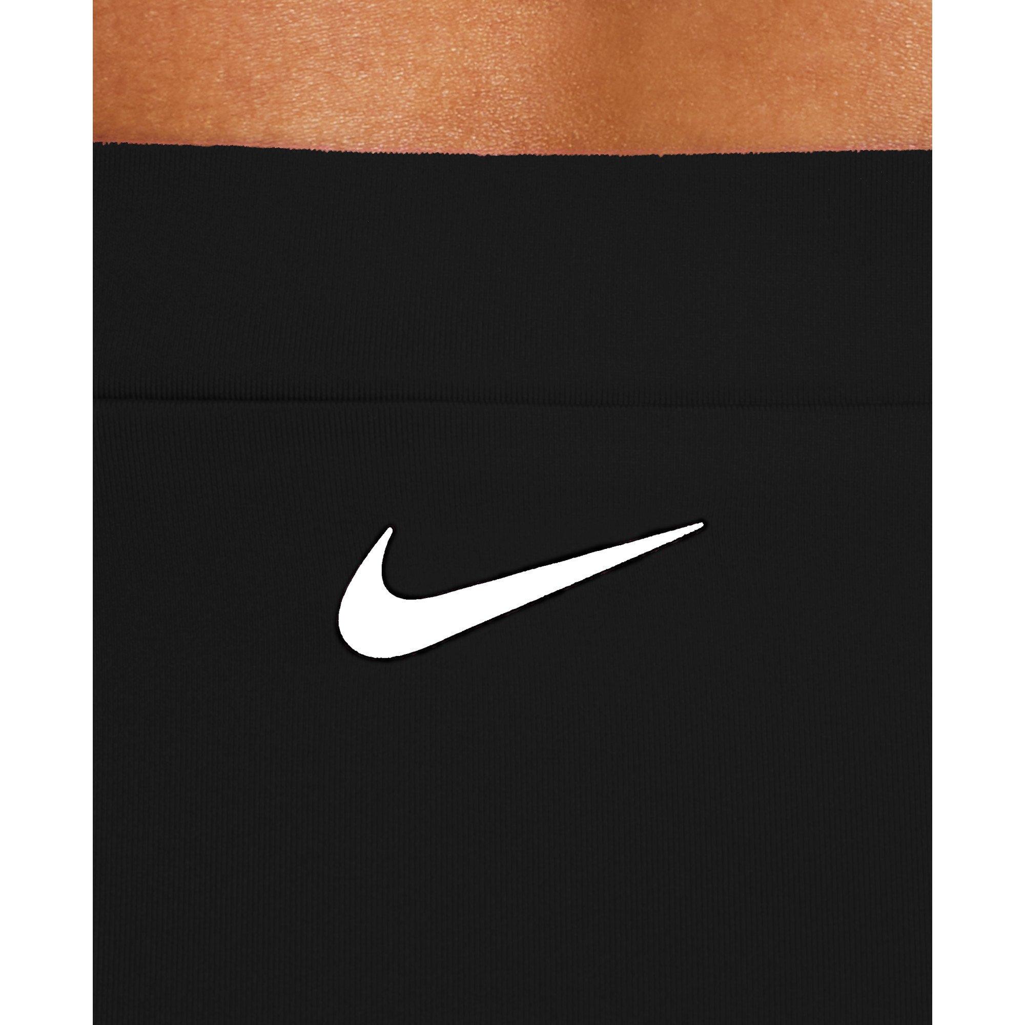Black - Nike - High Waisted Bikini Bottom Womens - 4