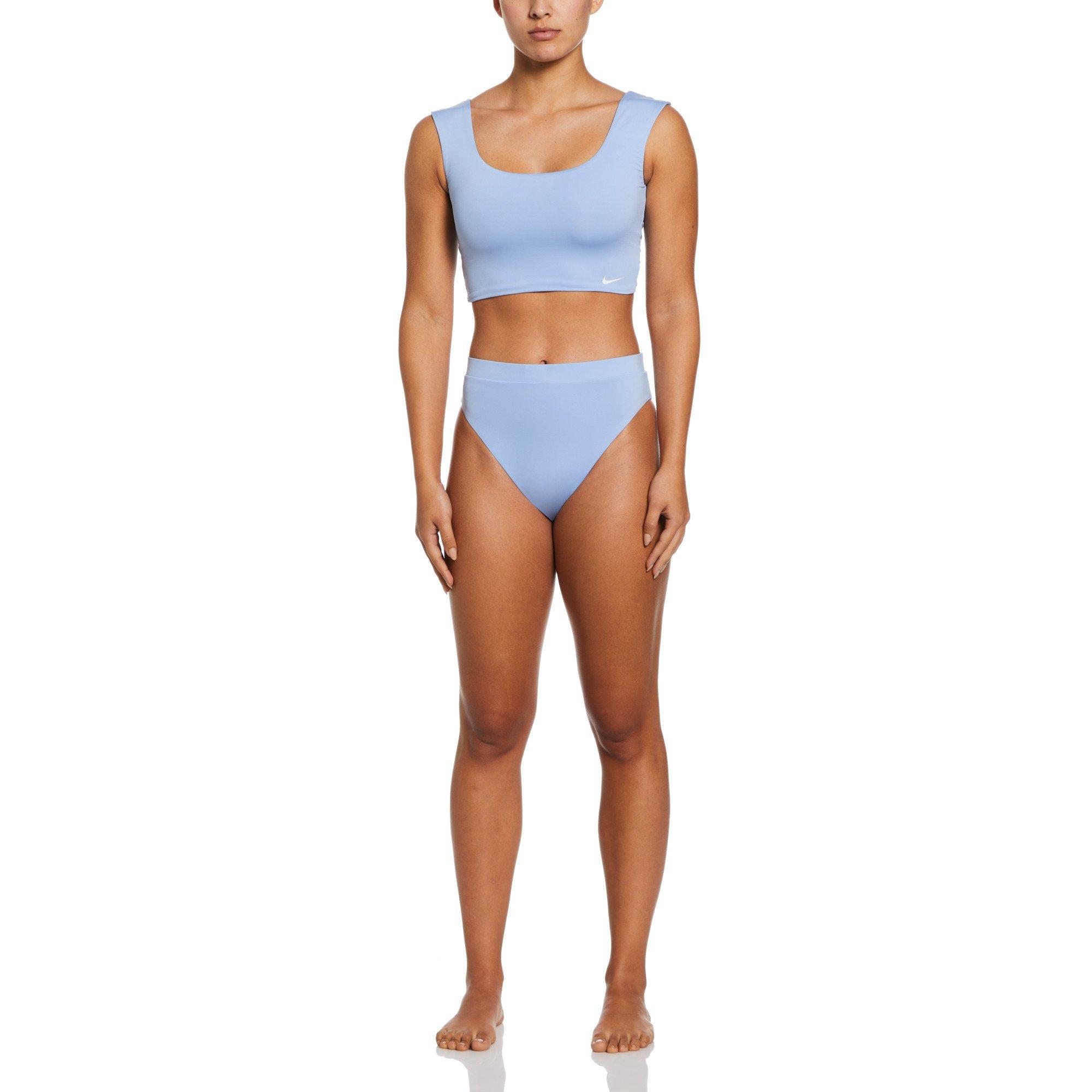 Cobalt Bliss - Nike - High Waisted Bikini Bottom Womens - 2