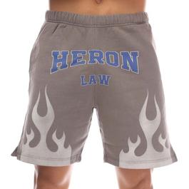Heron Preston Law Flames Sweat Shorts