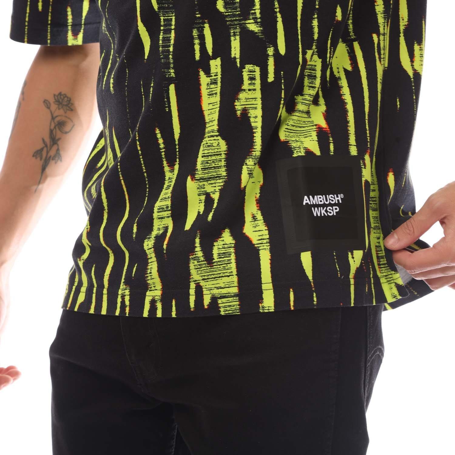 Yellow - Ambush - Allover Print T-Shirt - 4