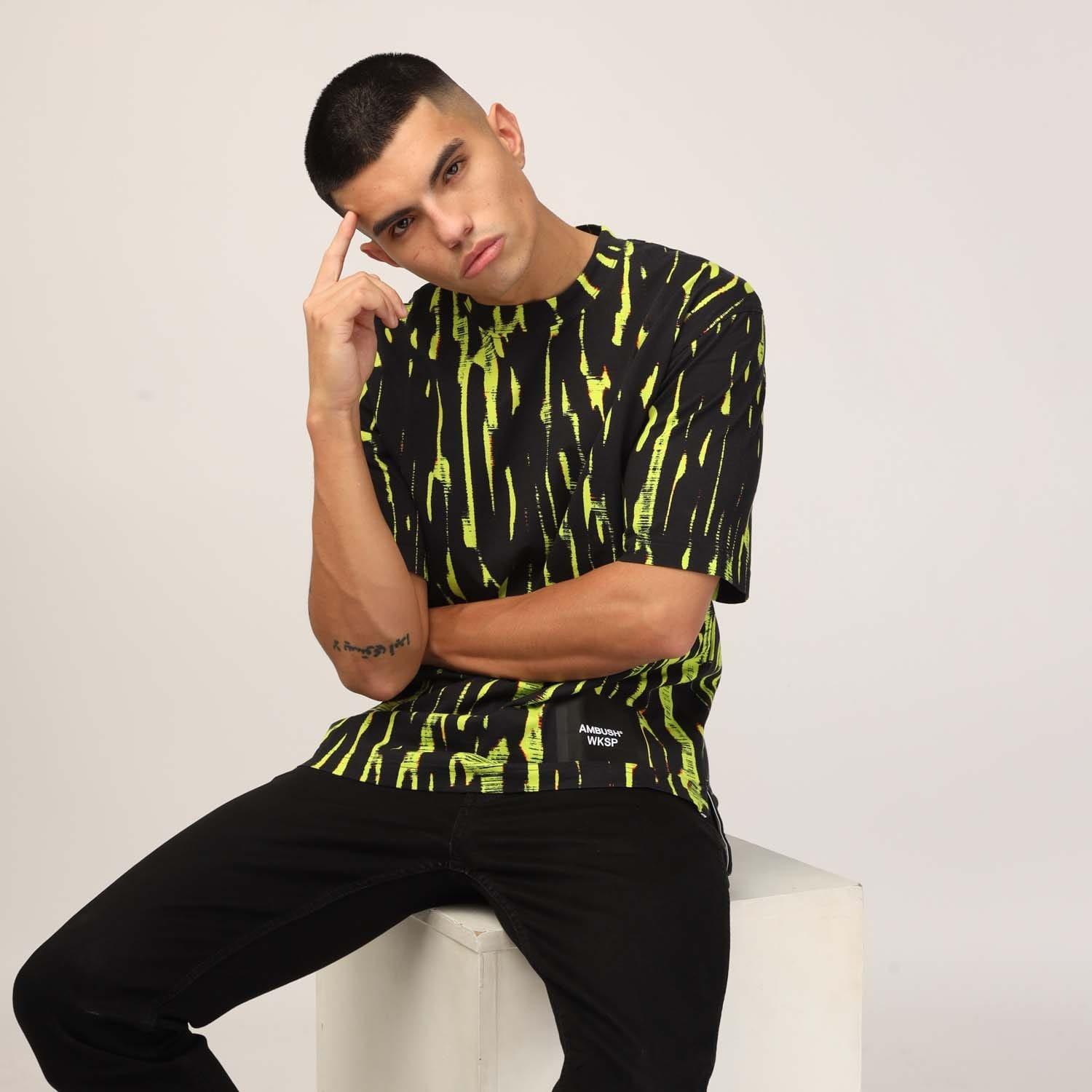 Yellow - Ambush - Allover Print T-Shirt - 5