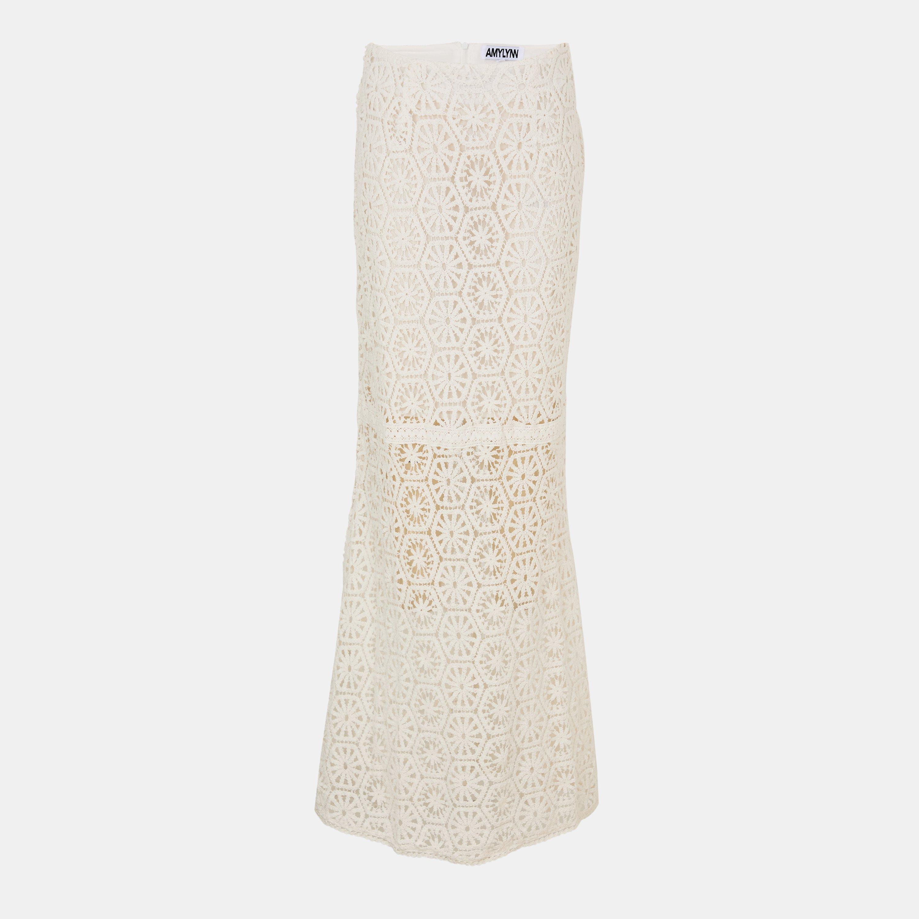 Amylynn Women's Maxi Skirt - White - 8 (S)
