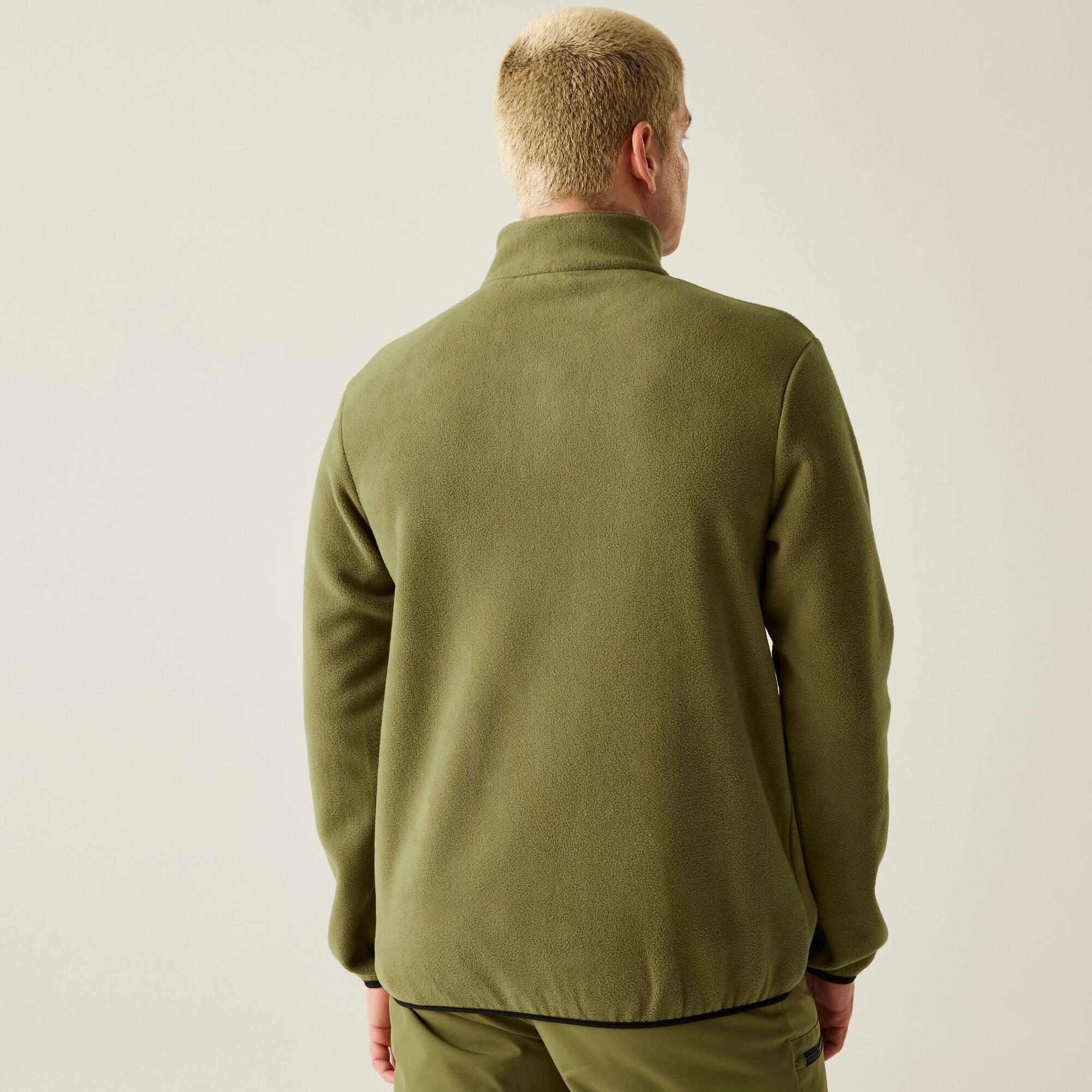 Olive Green - Dare 2b - Men's Affinity Quarter-Zip Funnel-Neck Fleece - 2
