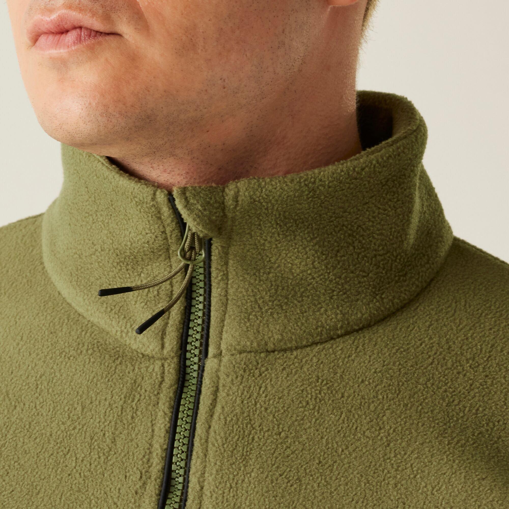 Olive Green - Dare 2b - Men's Affinity Quarter-Zip Funnel-Neck Fleece - 6