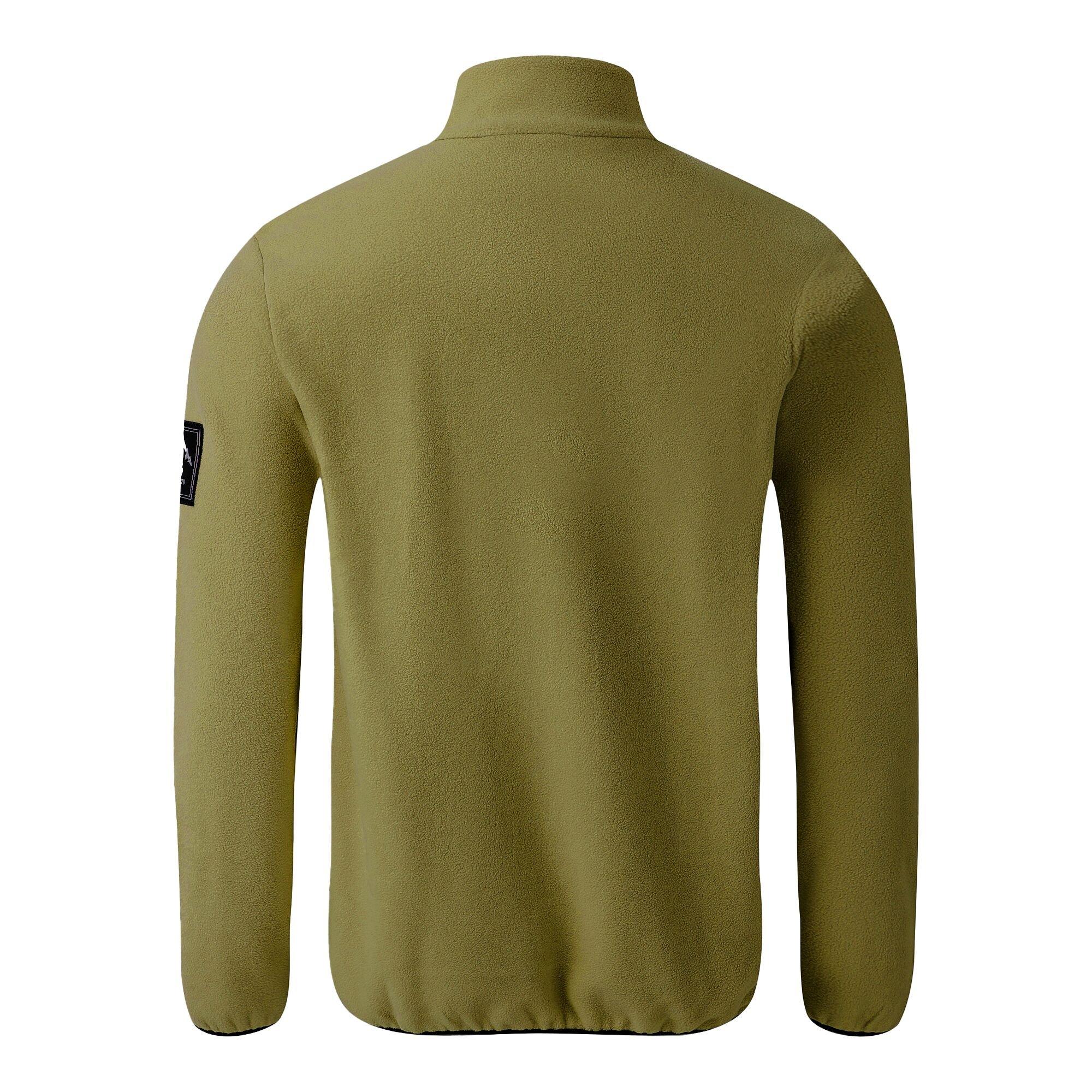 Olive Green - Dare 2b - Men's Affinity Quarter-Zip Funnel-Neck Fleece - 9
