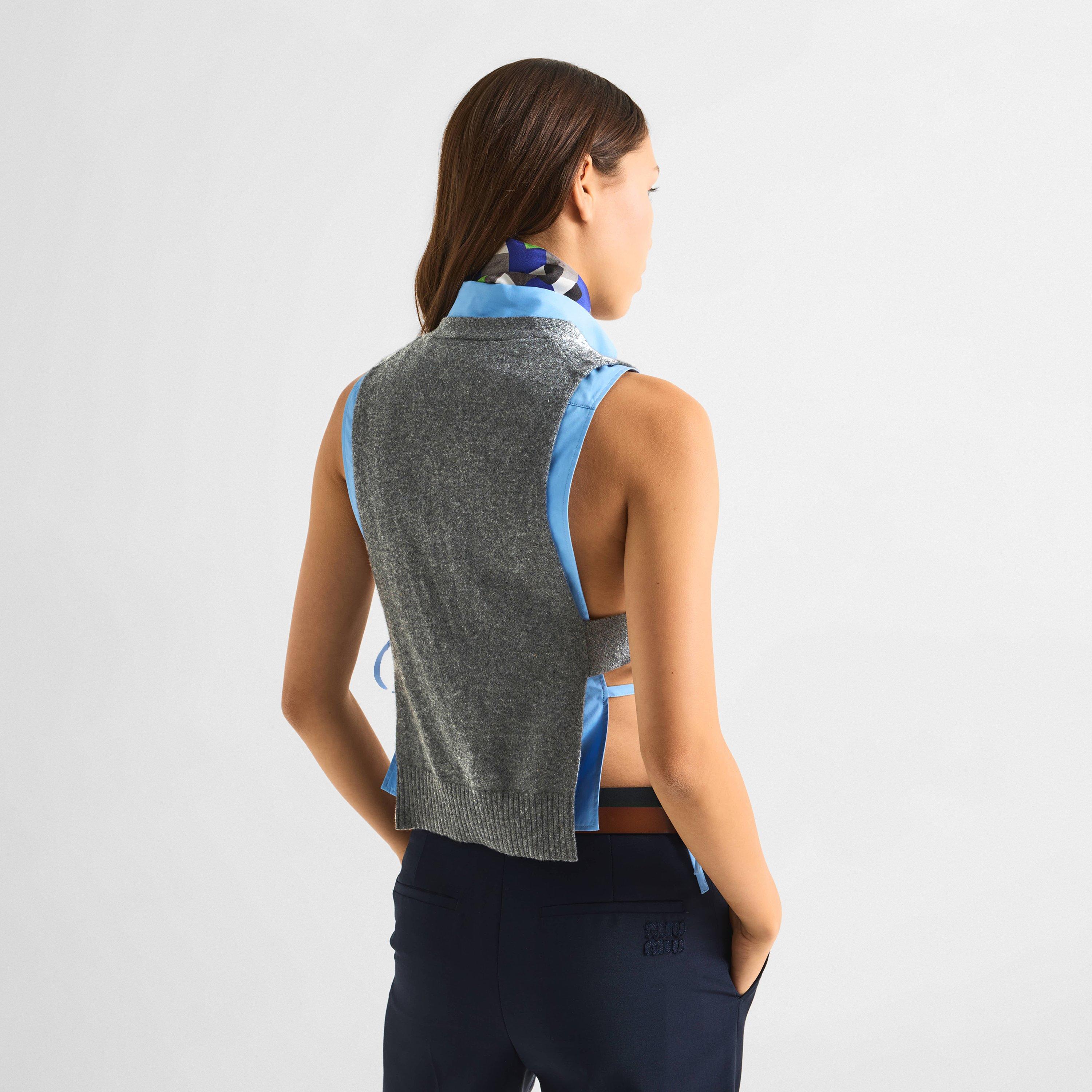 Ardesia - Miu Miu - Women's Knitted Sweater Vest - 4