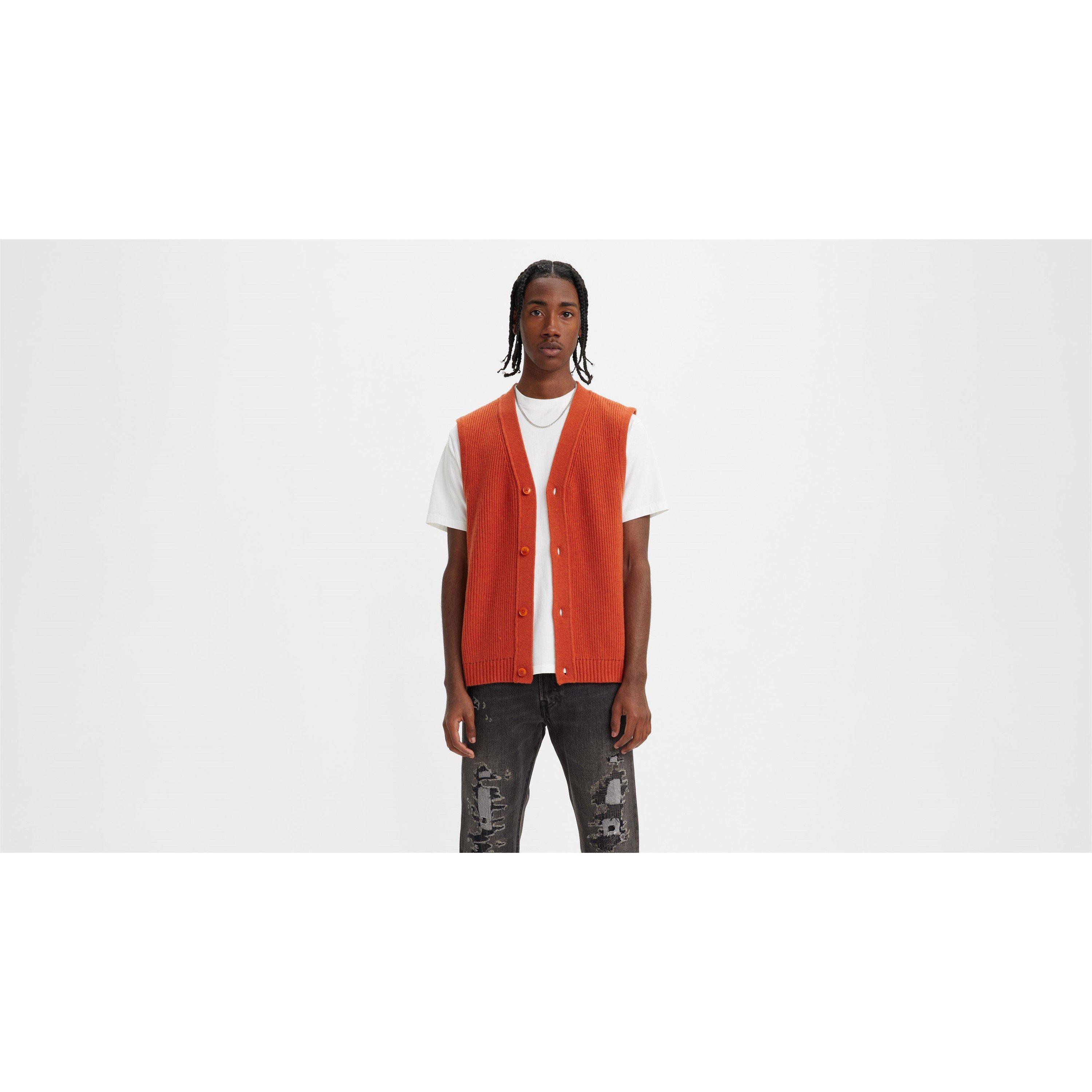 Chá Rooibos - Levis - Men's Rincon Button-Down Knitted Sweater Vest - 2