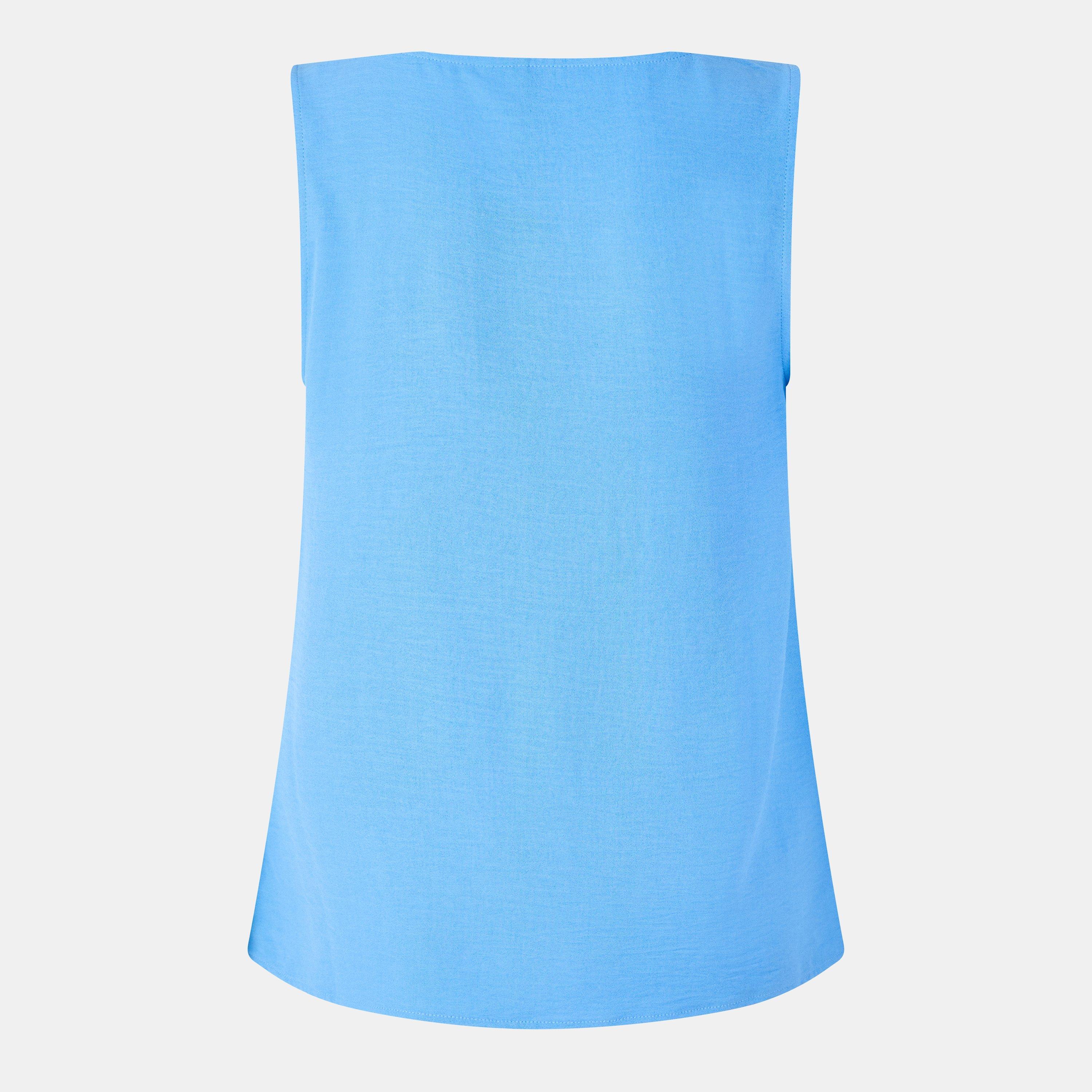 Azure Blue - Vero Moda - Alva Detail Woven Cami Vest - 2