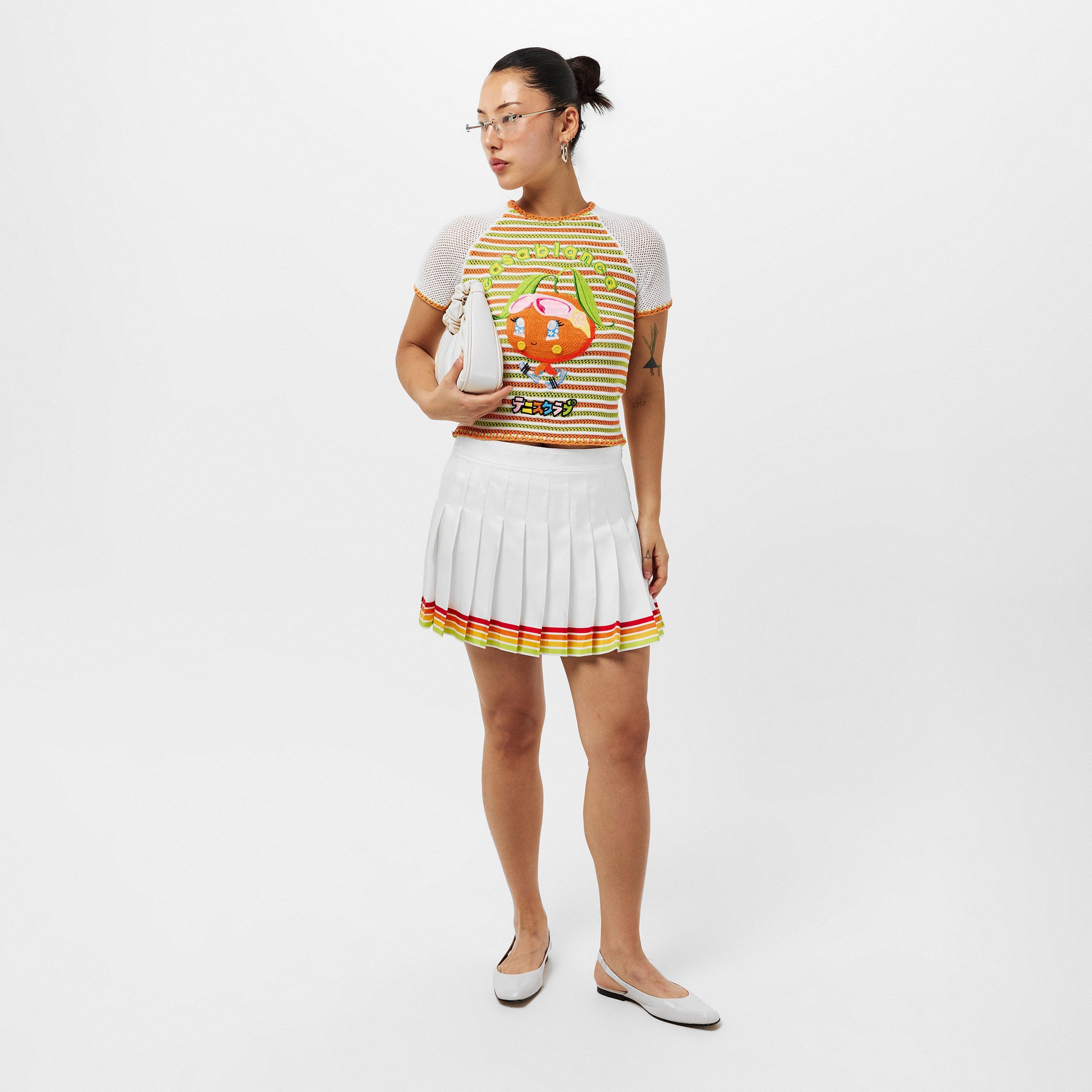 White - Casablanca - Women's Casa Mascot Mini Skirt - 6