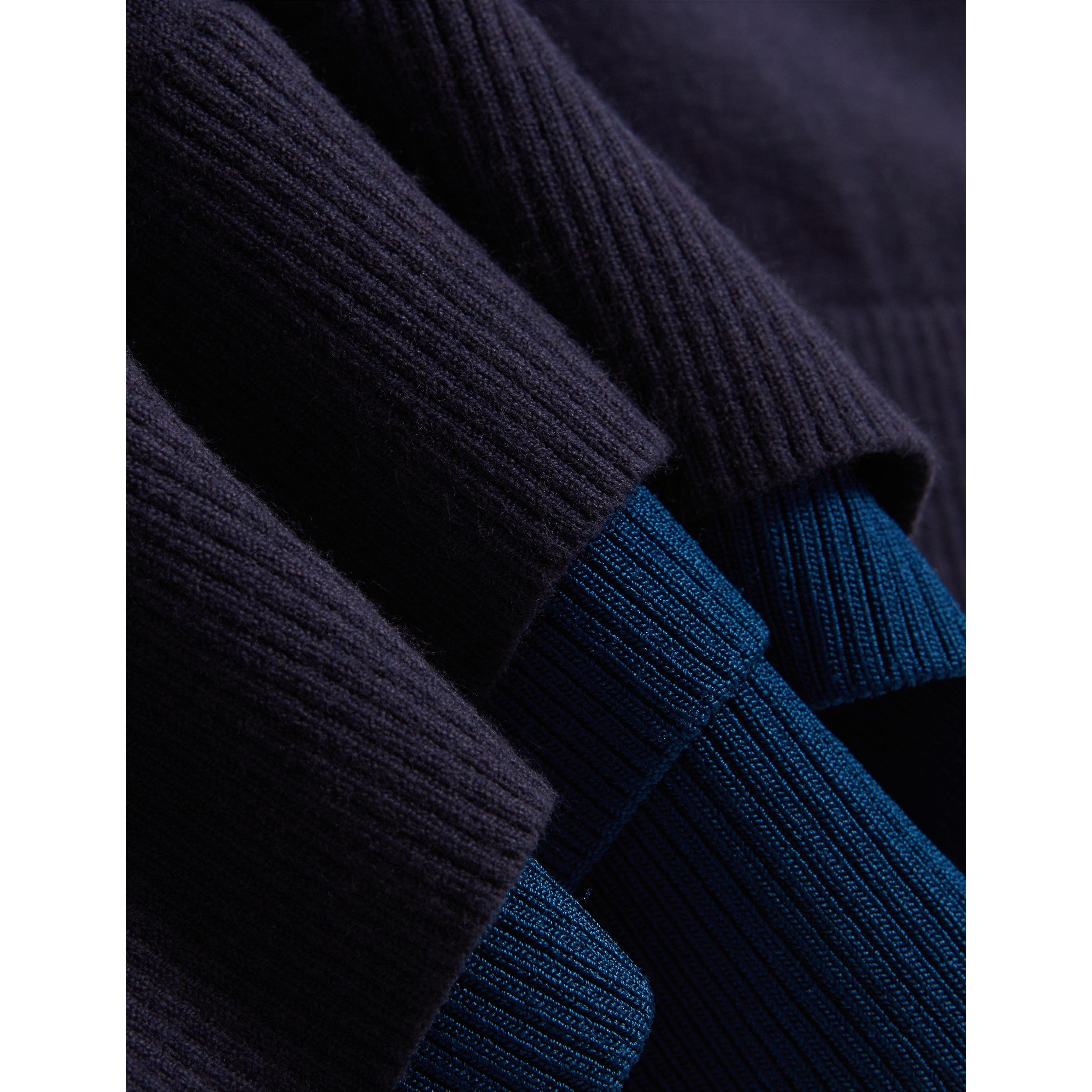 Navy - Ted Baker - Ted Knitted T-Shirt Sn71 - 8